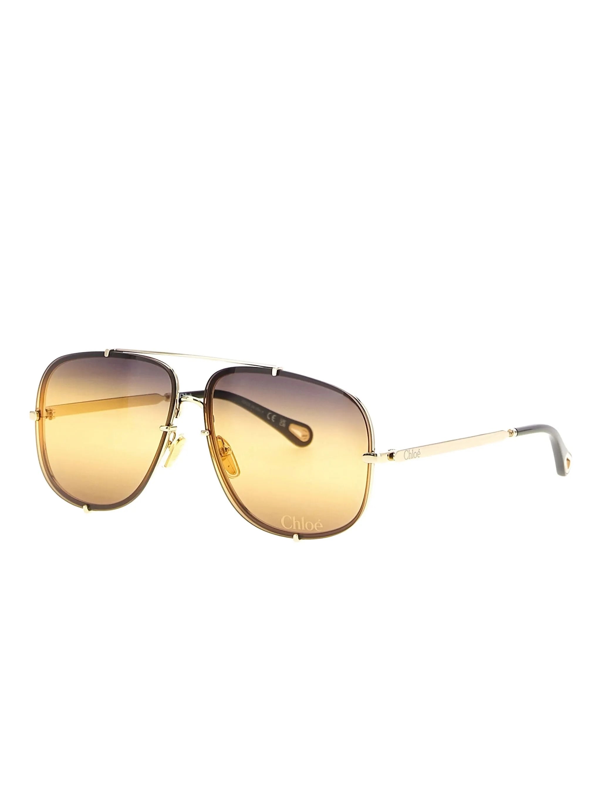 pilot-frame sunglasses