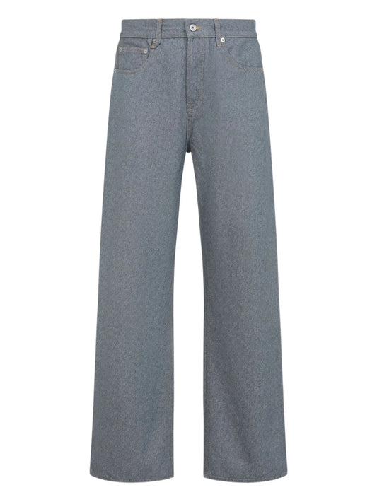 Nîmes embroidered-pocket jeans