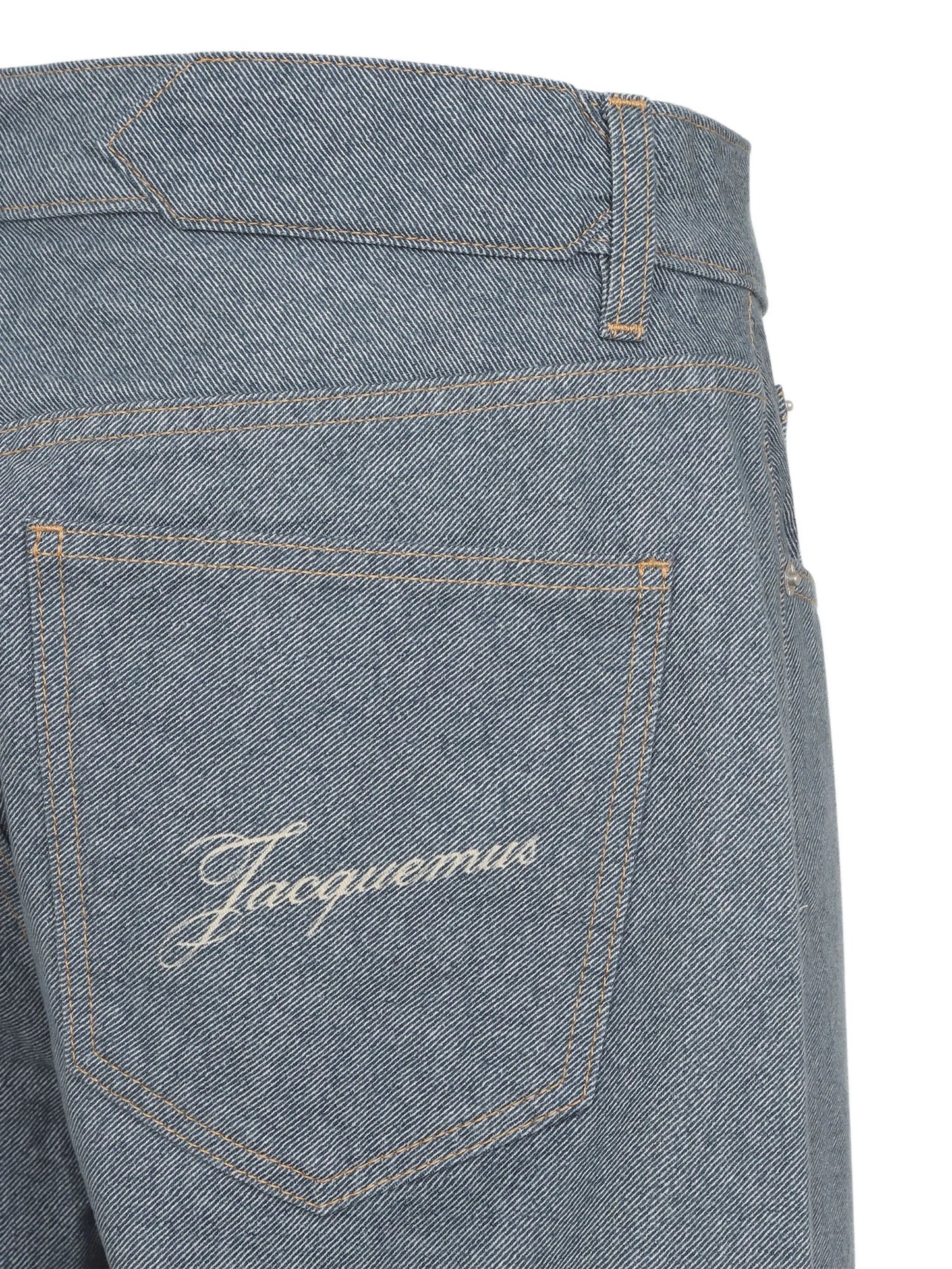 Nîmes embroidered-pocket jeans