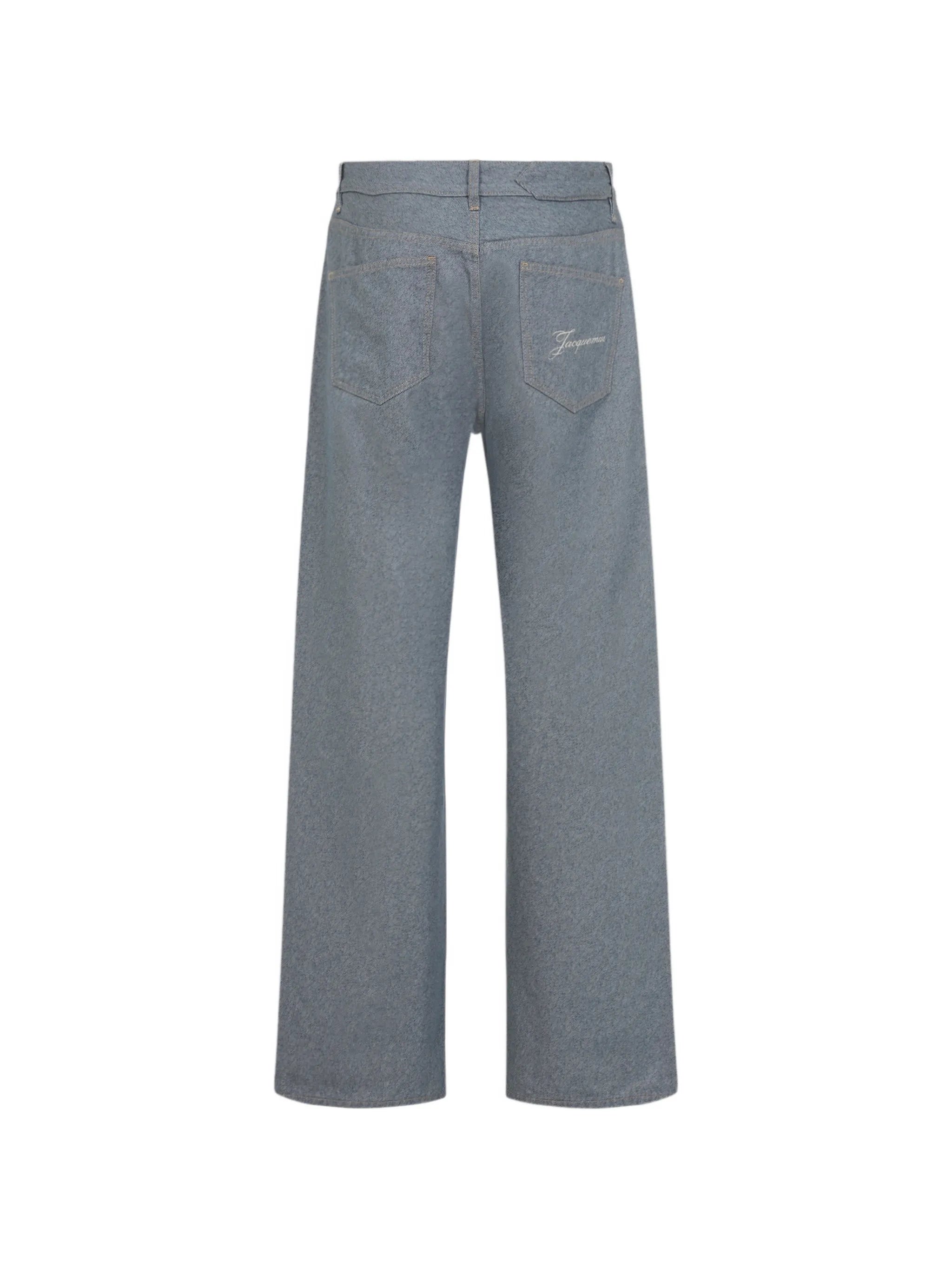 Nîmes embroidered-pocket jeans