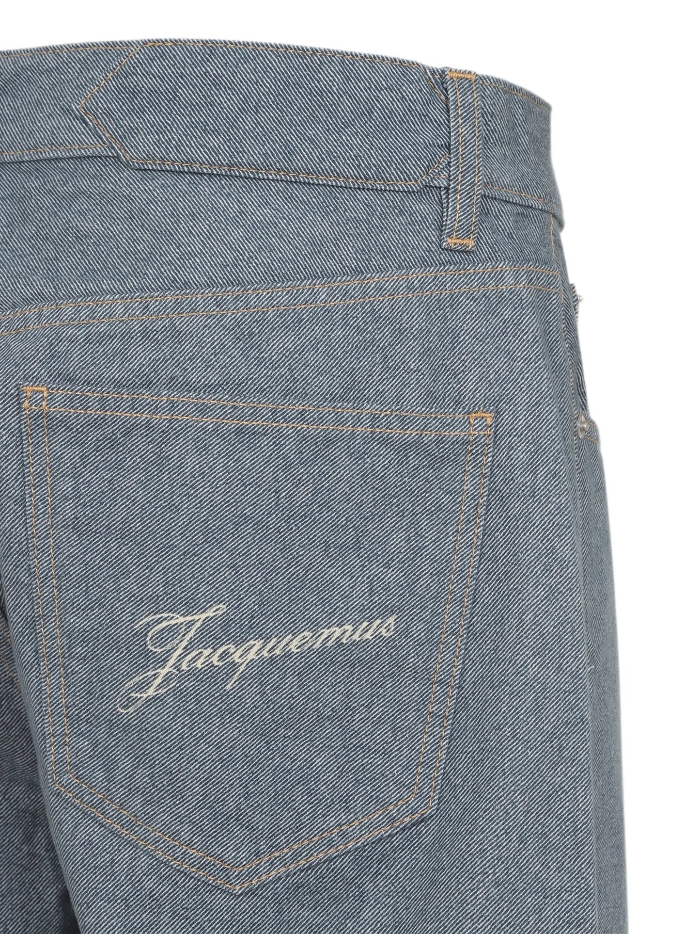 Nîmes embroidered-pocket jeans