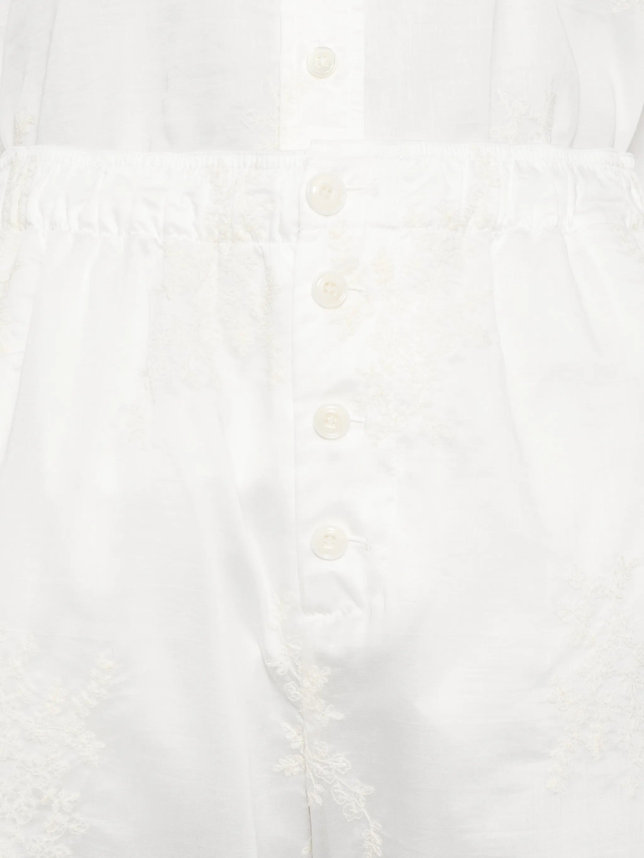 Frill bermuda shorts