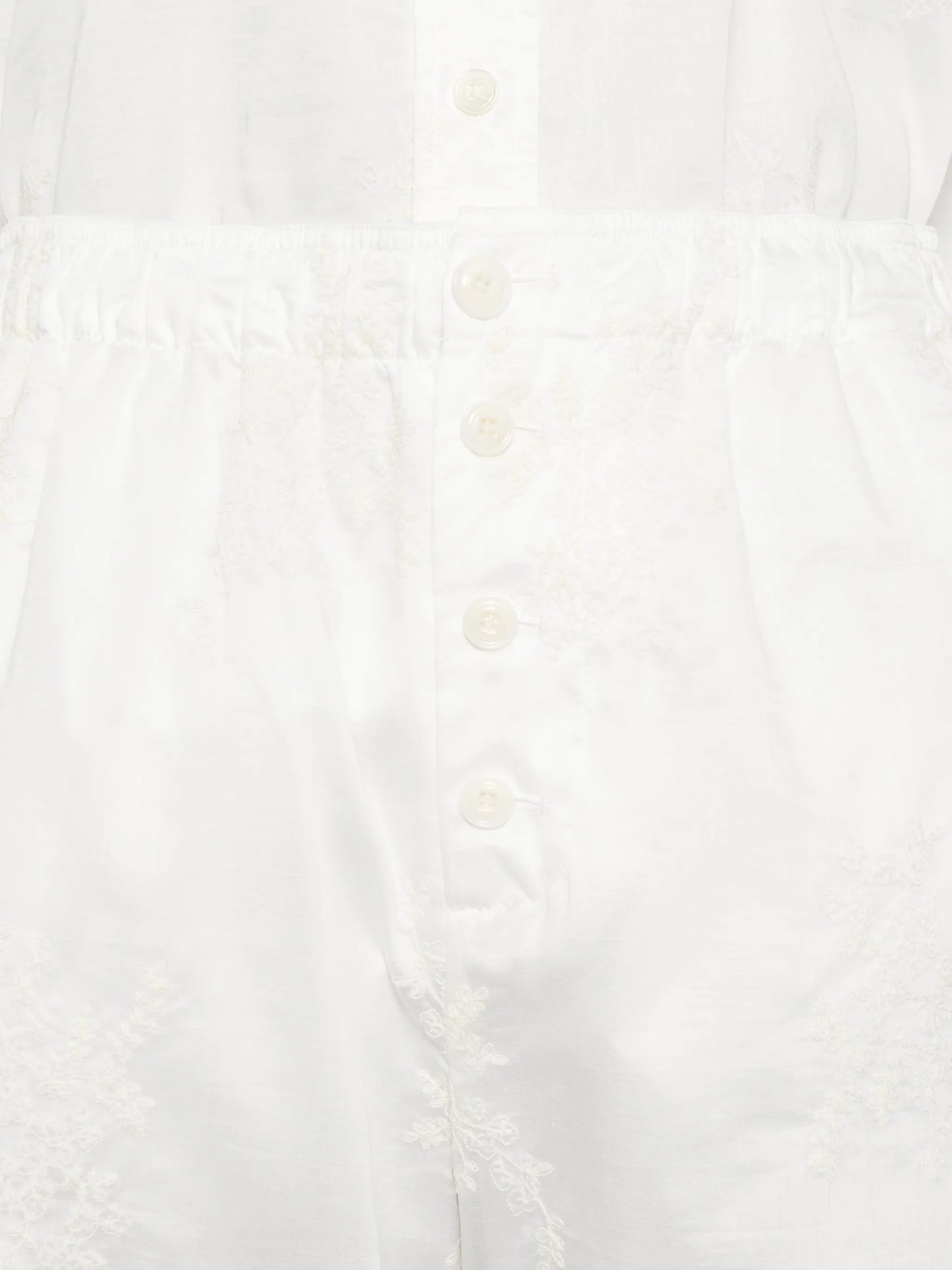 Frill bermuda shorts