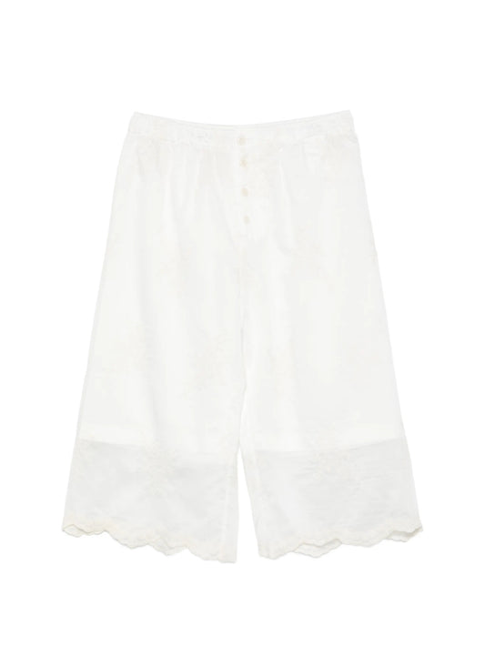 Frill bermuda shorts