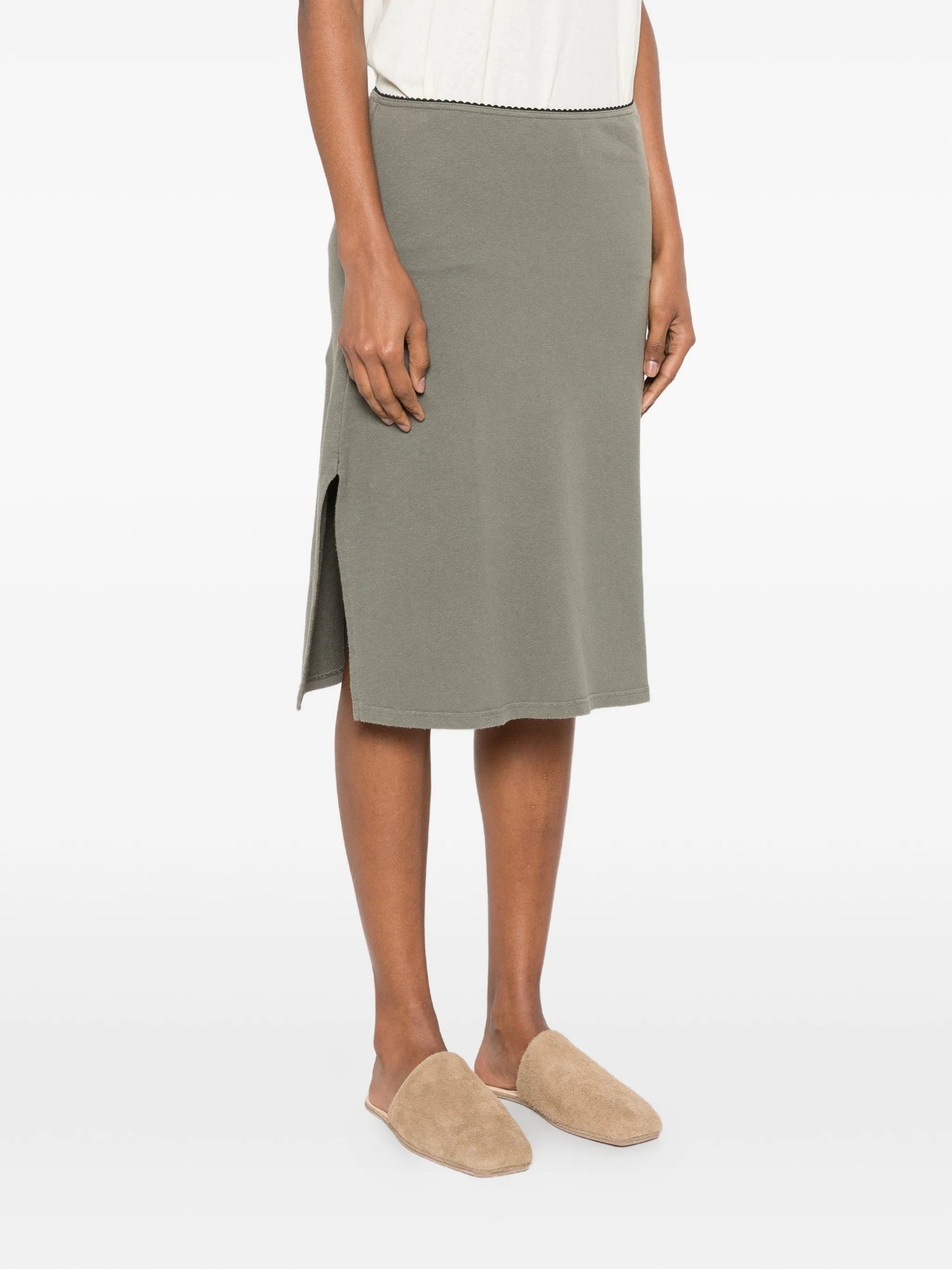 picnic side-slit skirt