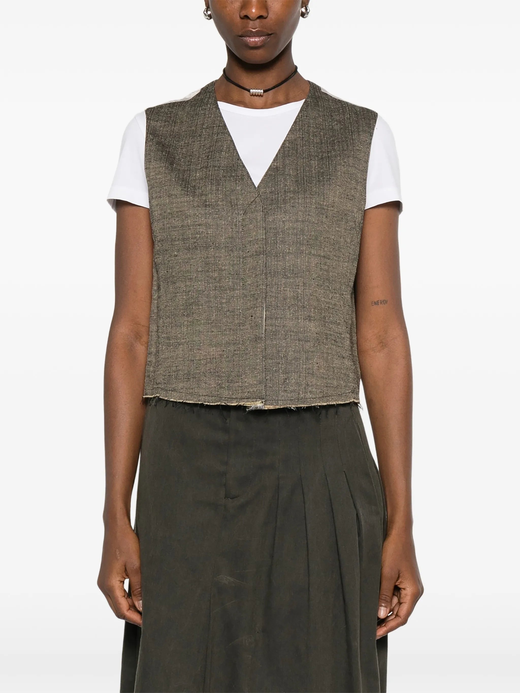 Base V-neck waistcoat