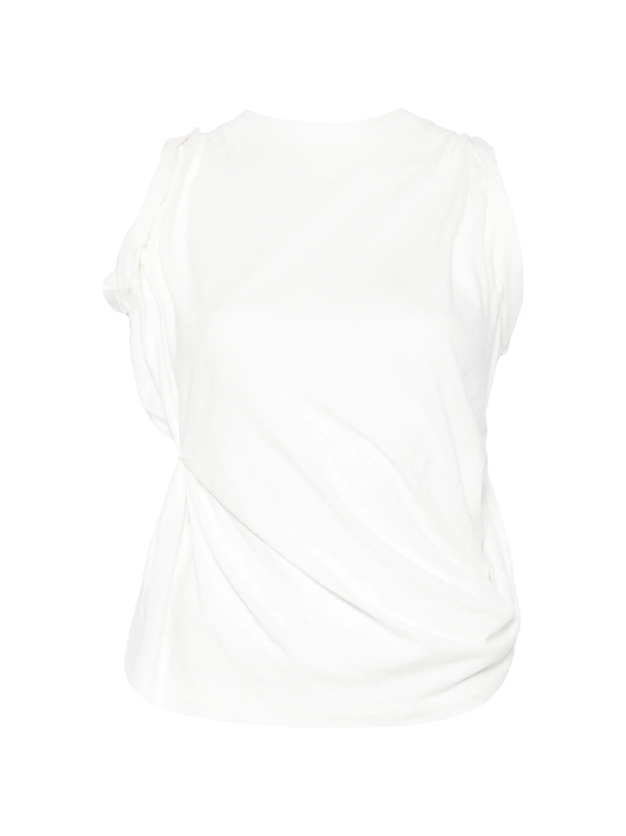 Twisted short-sleeves T-shirt