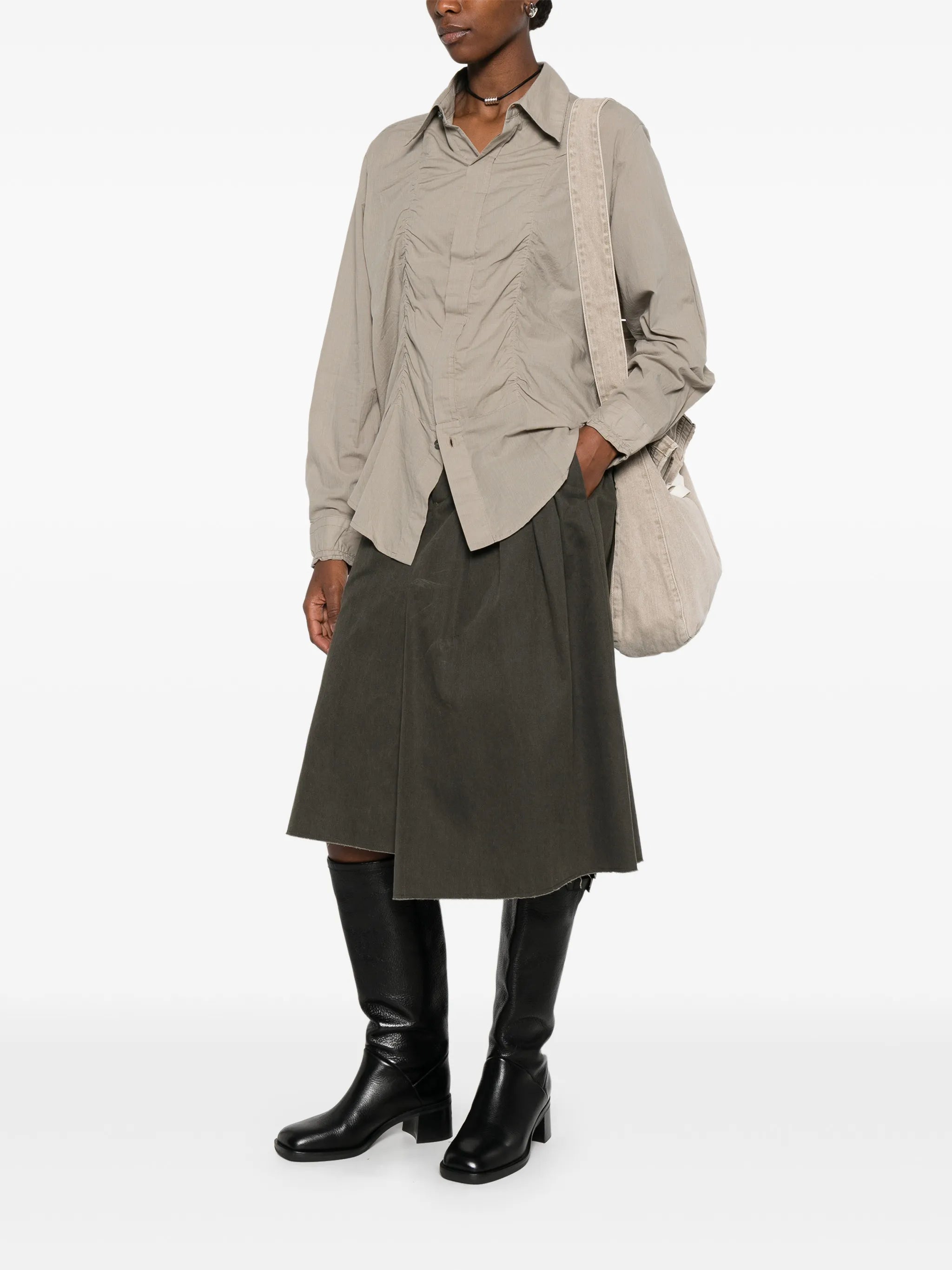 Jumble ruched shirt