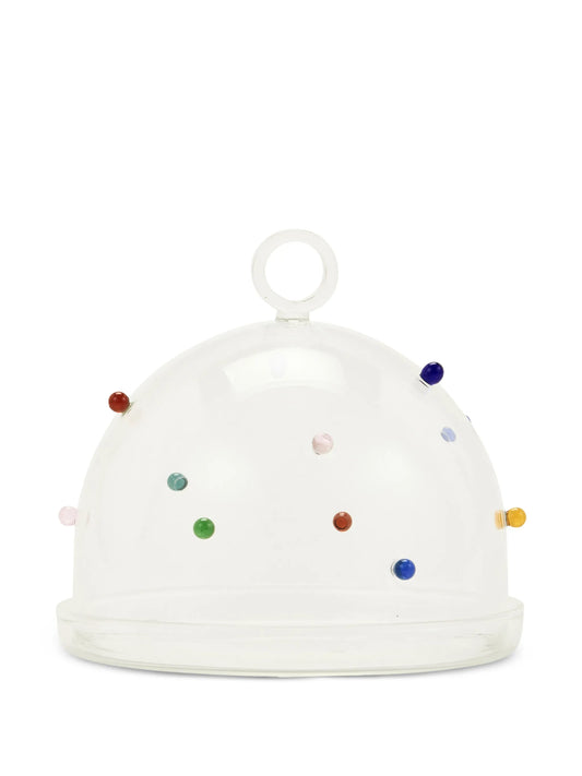 pomponette bell glass