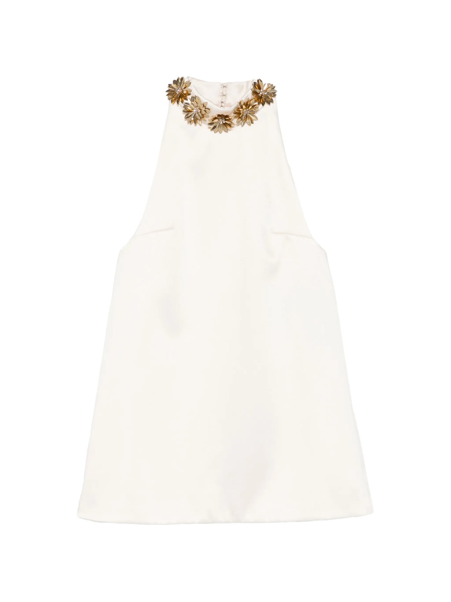 Giacinta flower-embellishment mini dress