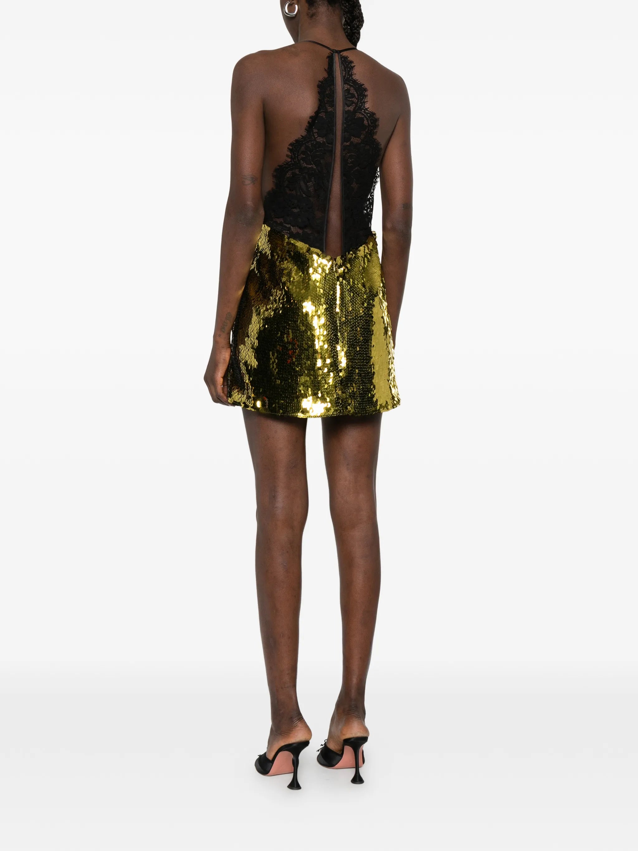 Edda lace mini dress