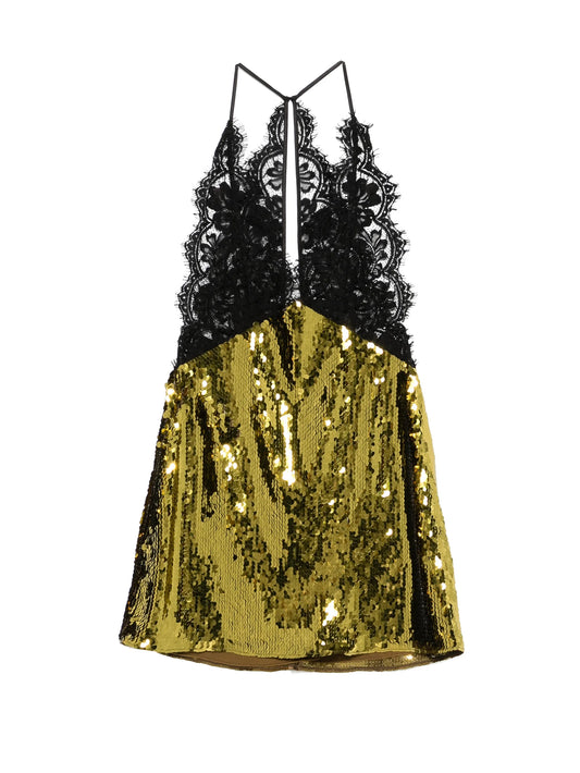 Edda lace mini dress