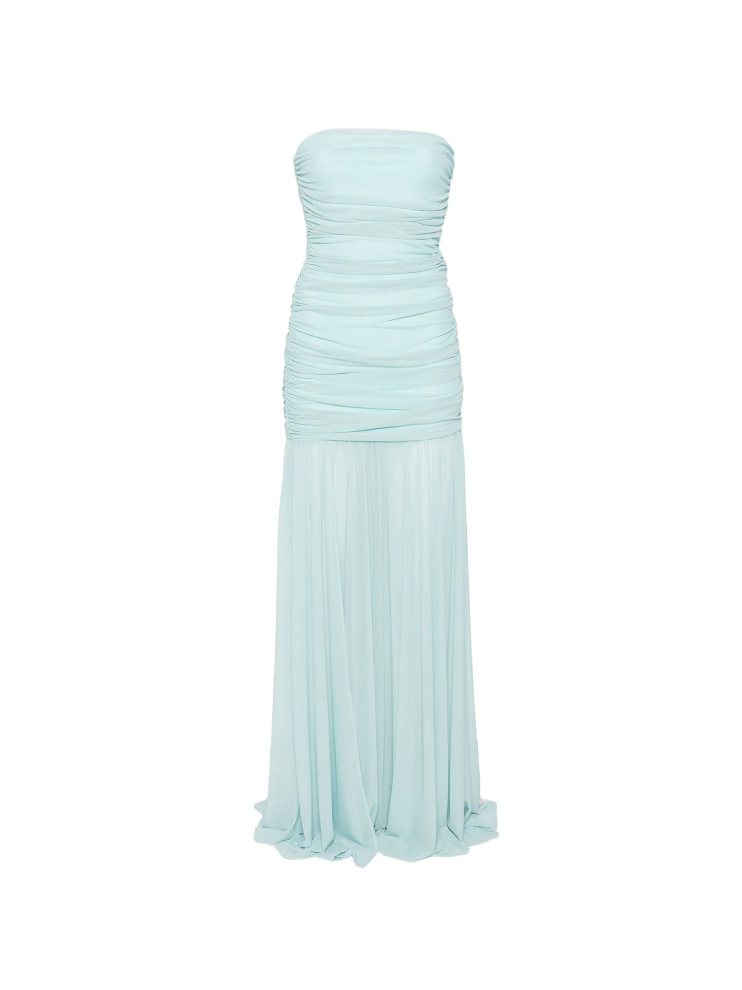 Adele ruched strapless dress