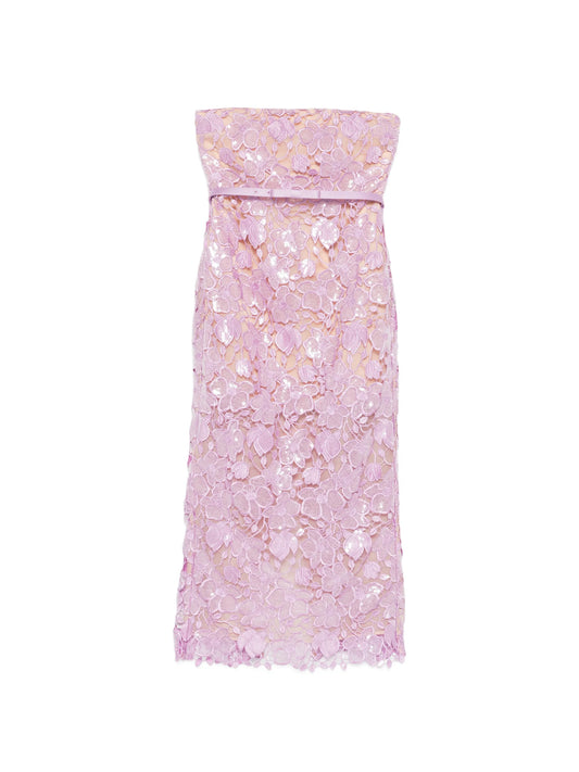 Rowena lace midi dress