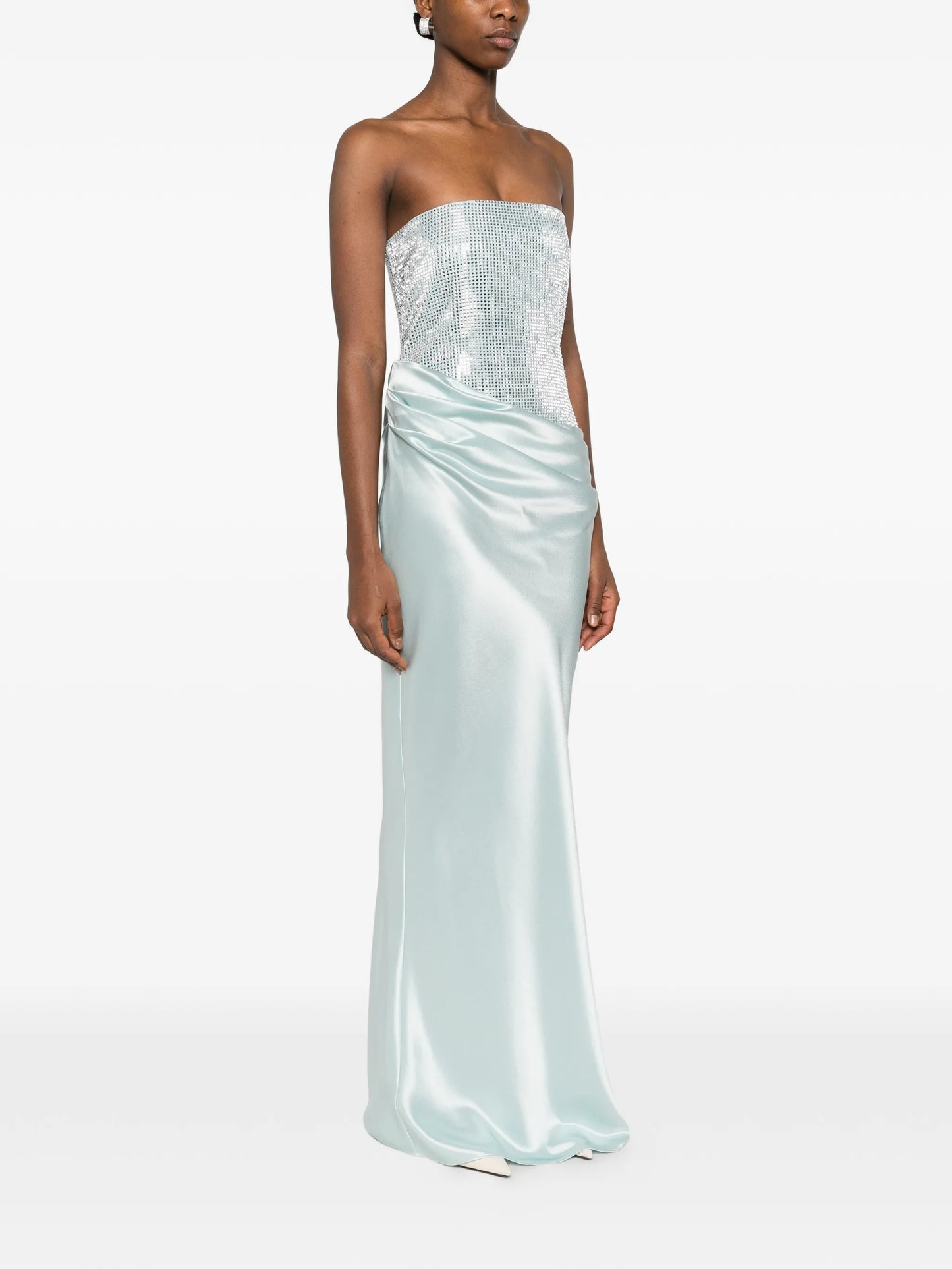 Alexandra draped maxi dress