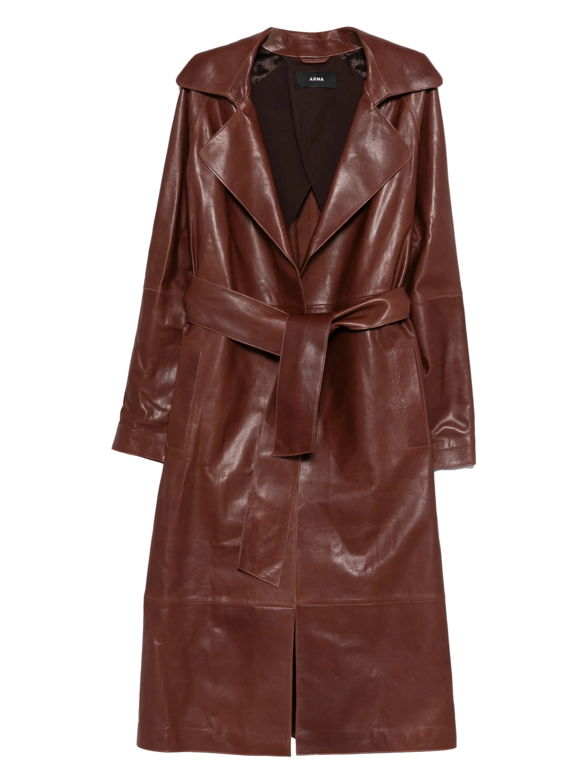 leather trench coat