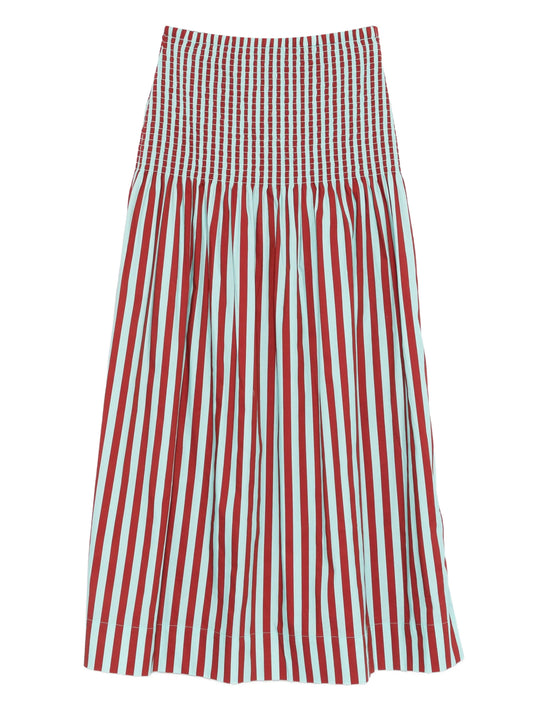 striped maxi skirt