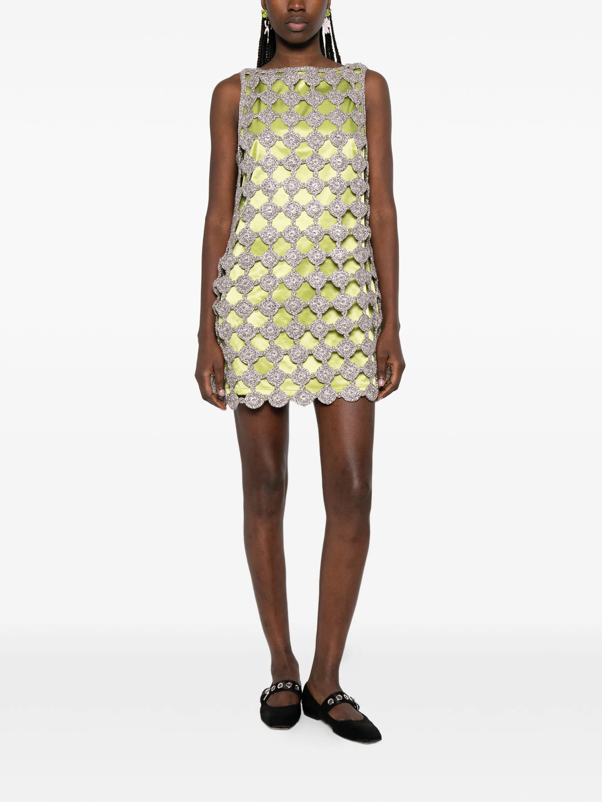 Sina crochet mini dress