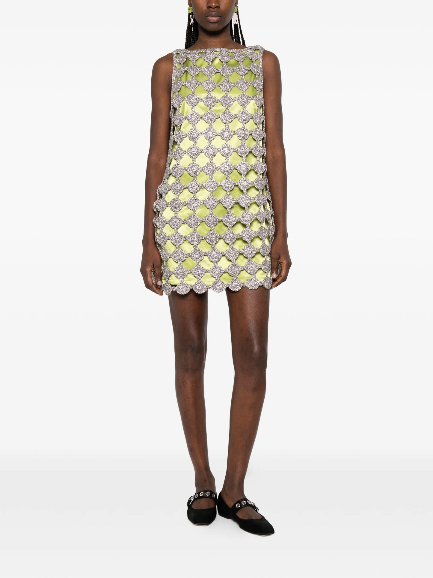 Sina crochet mini dress