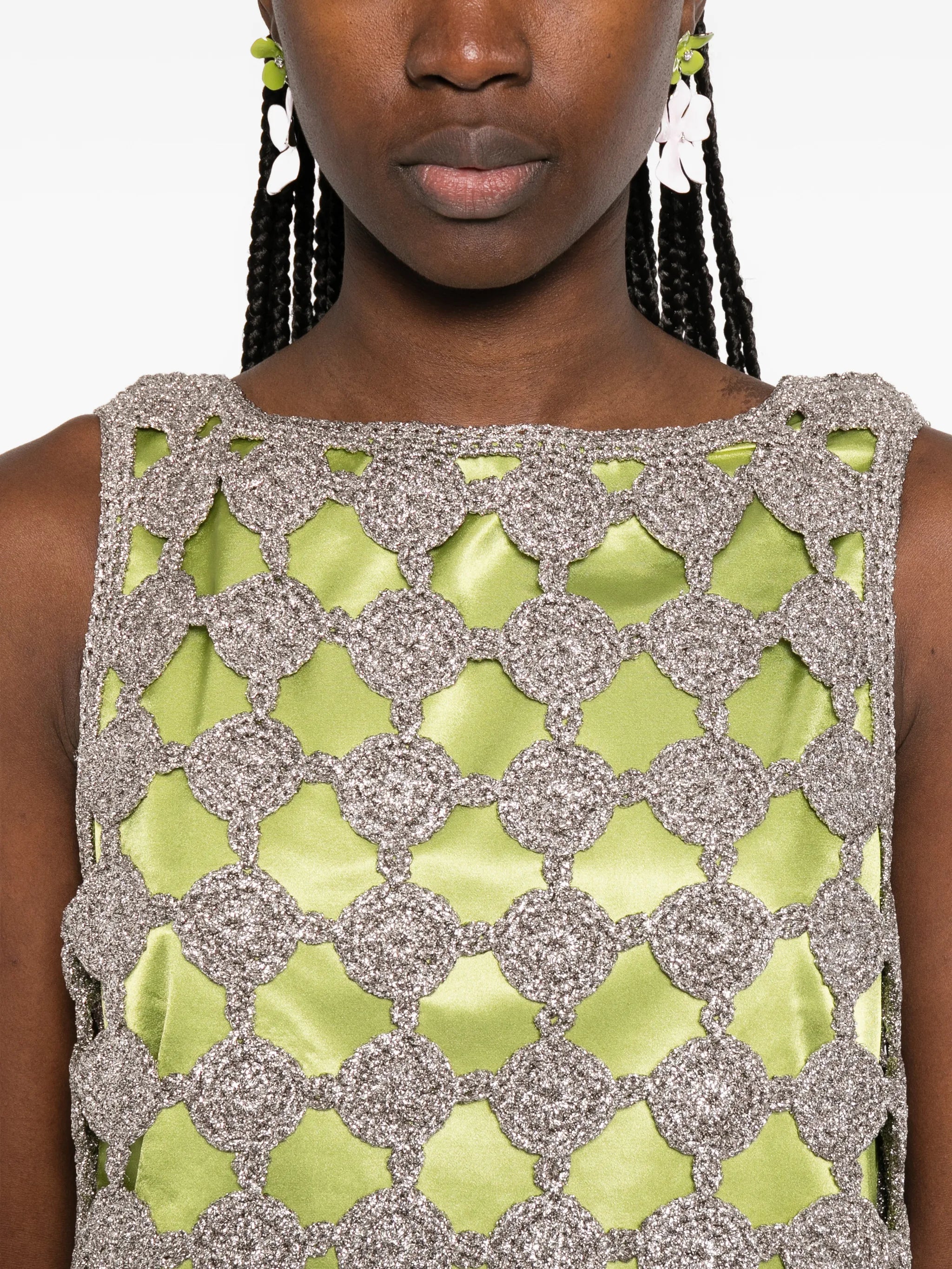 Sina crochet mini dress