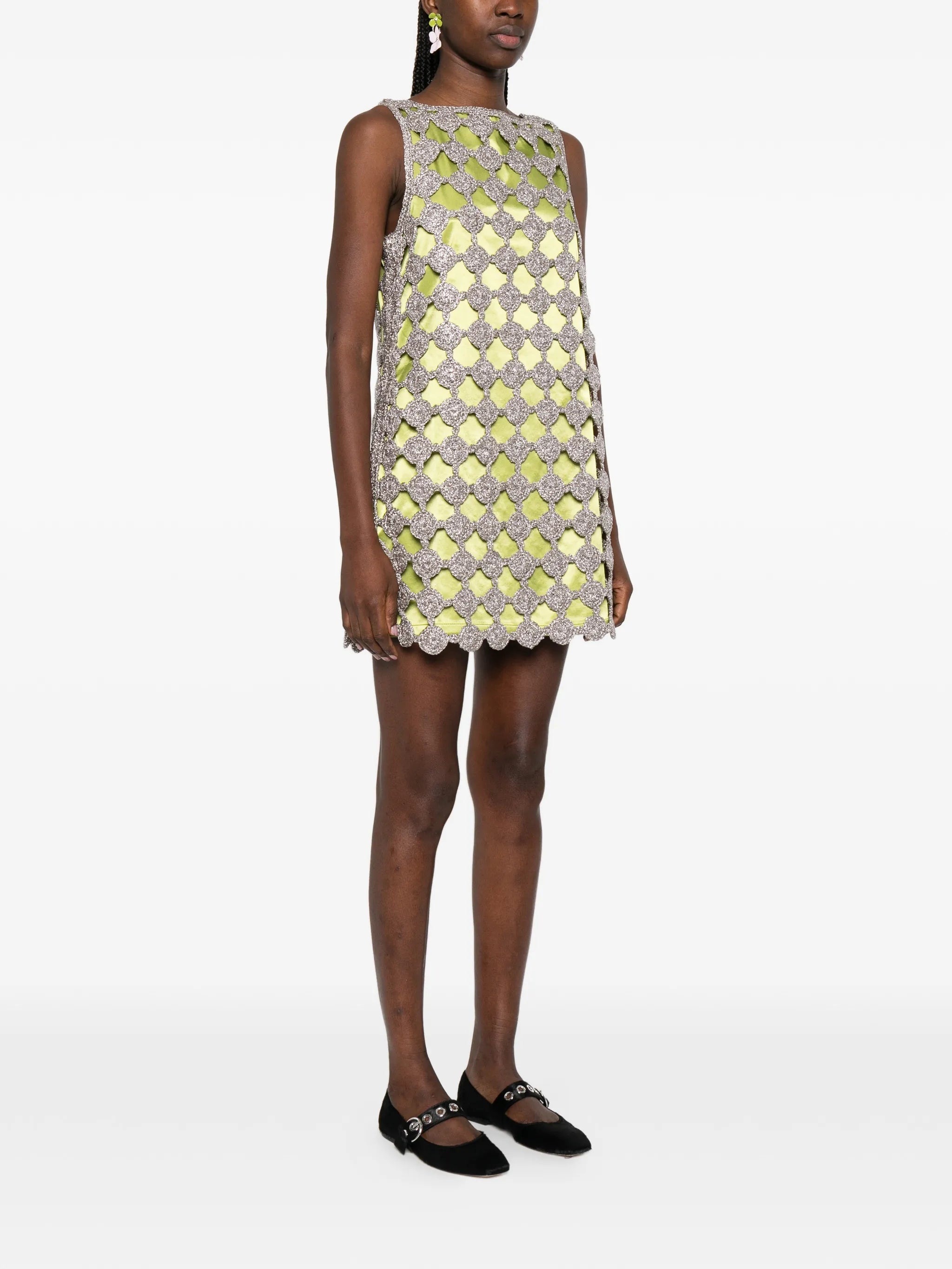 Sina crochet mini dress