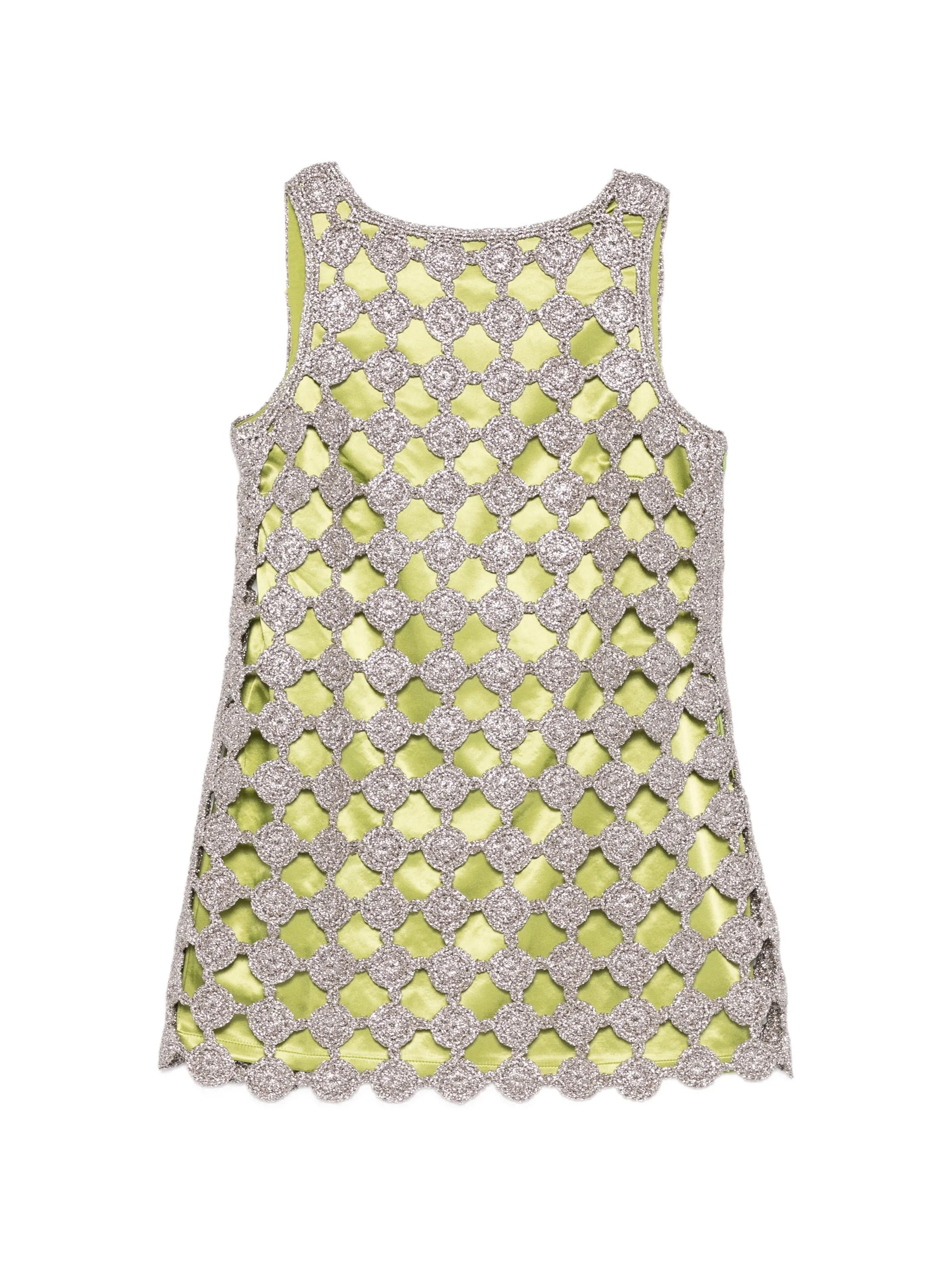 Sina crochet mini dress