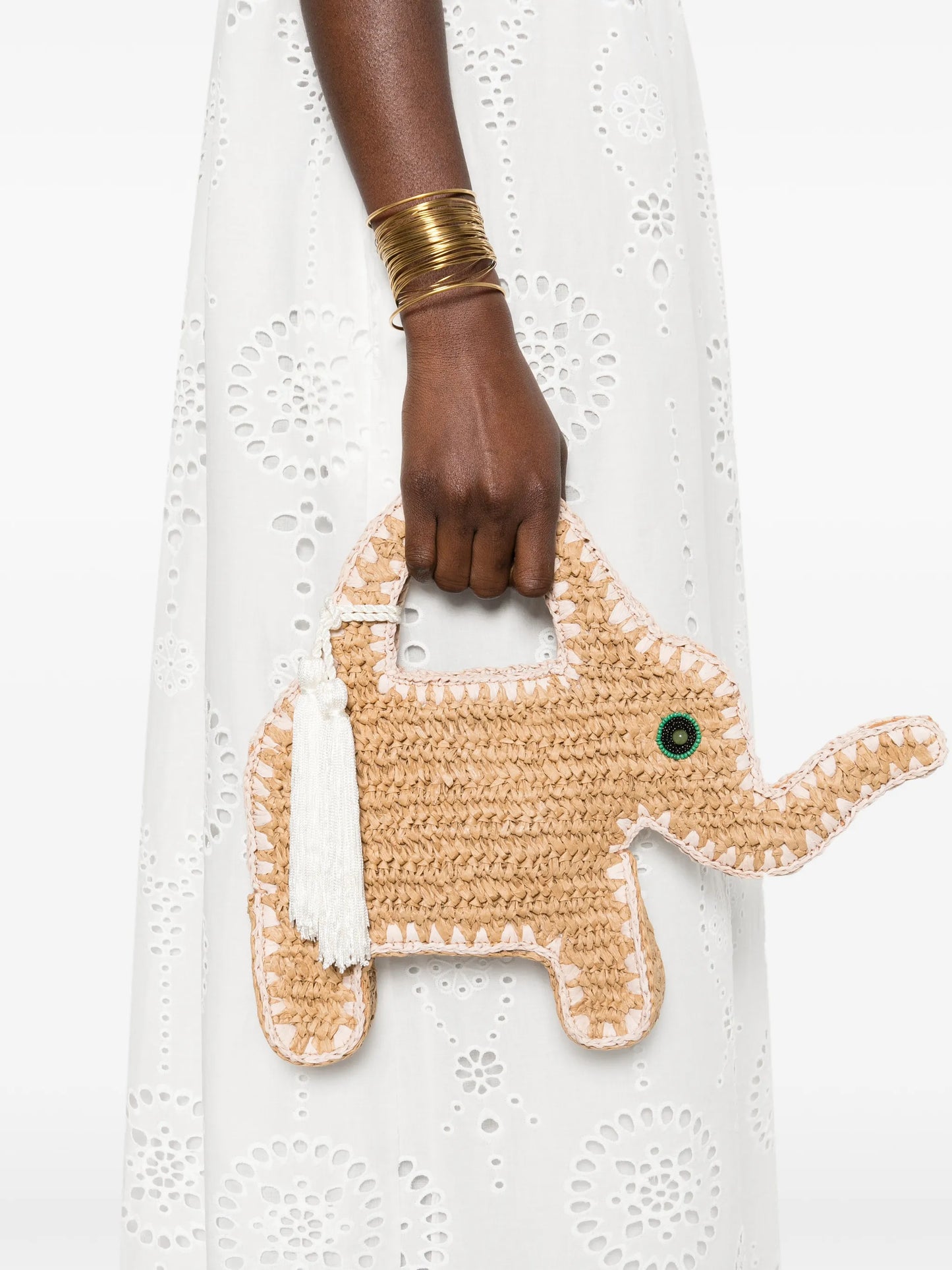 elephant-motif tote bag