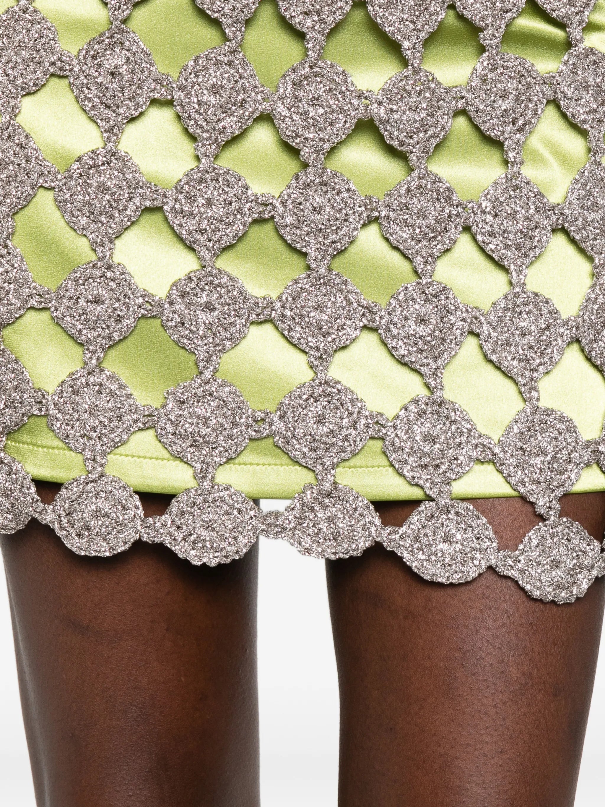 Zera crochet mini skirt