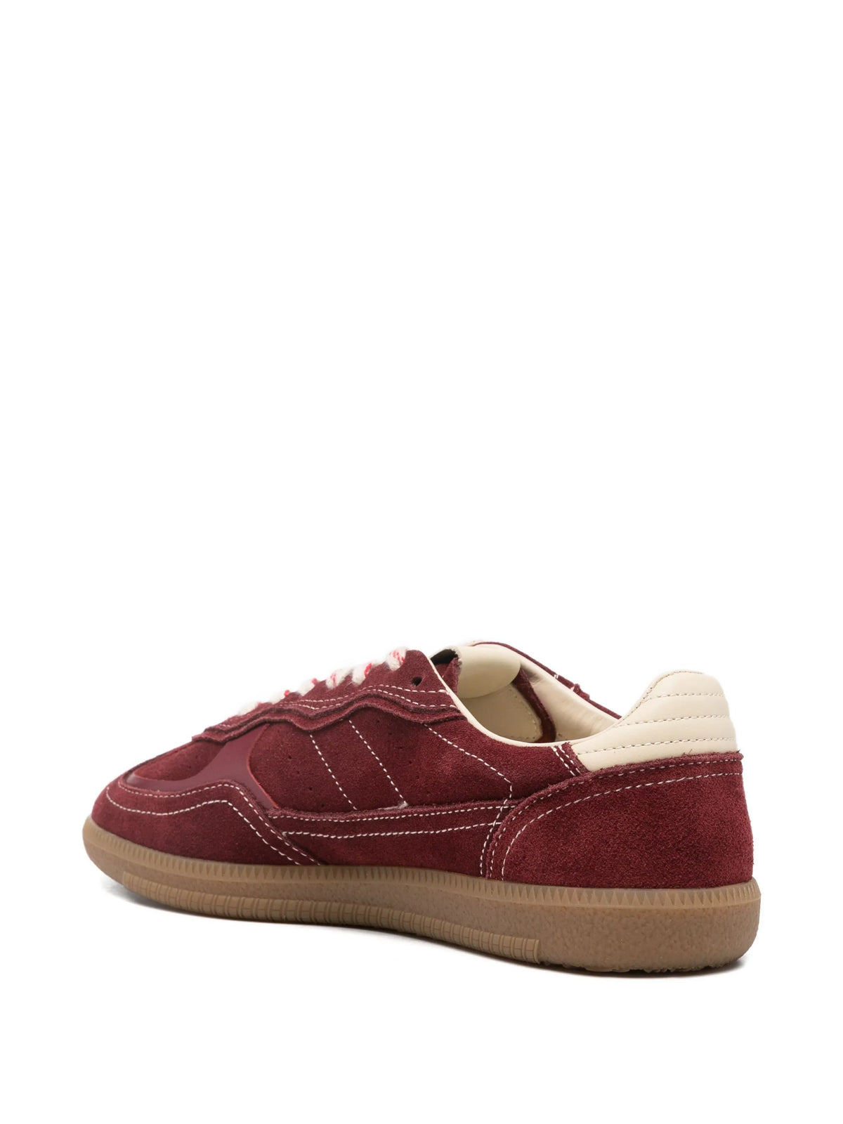 TB.490 rife in burgundy cream leather sneakers