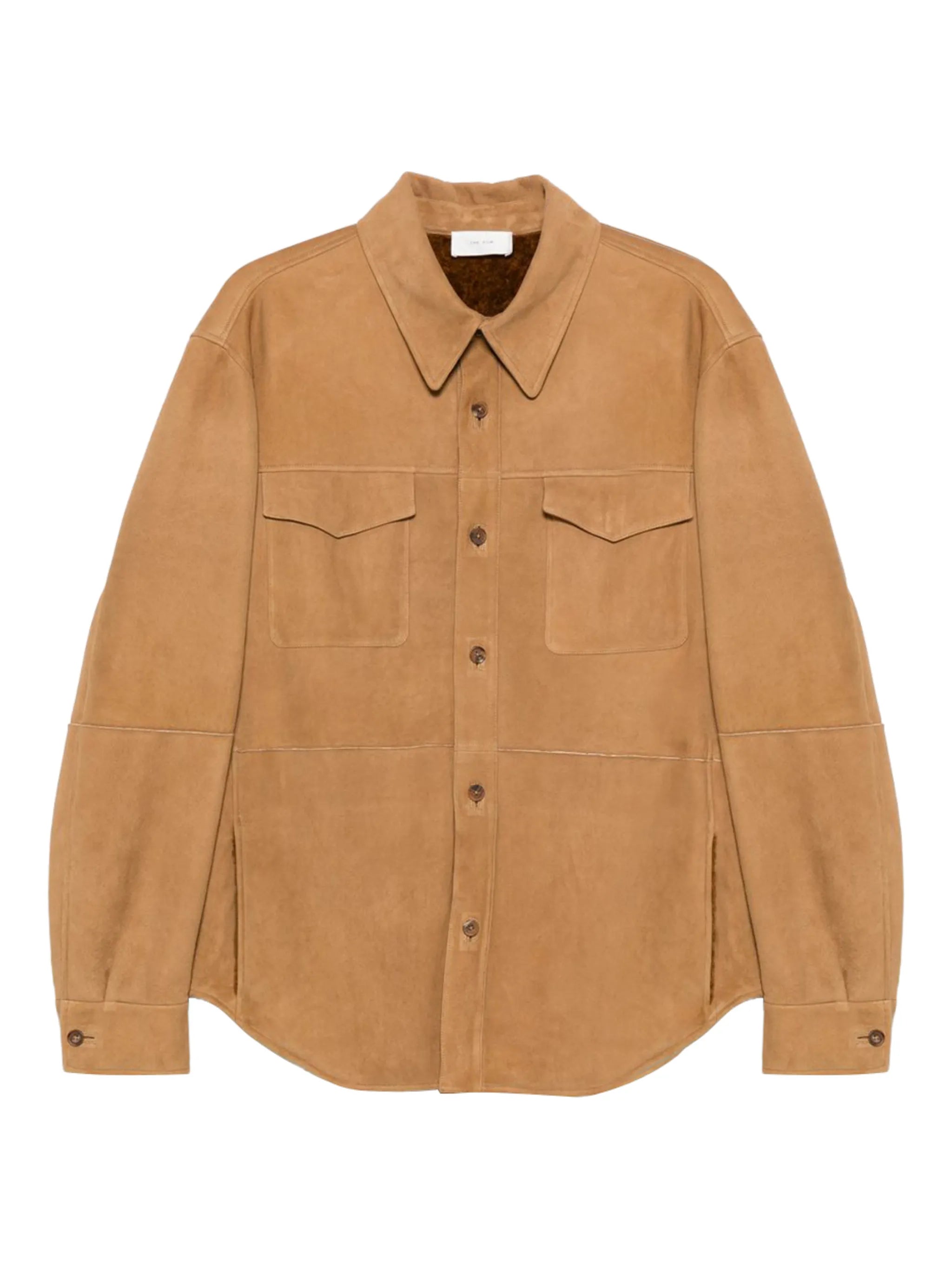 button-down flap-pocket shirt jacket
