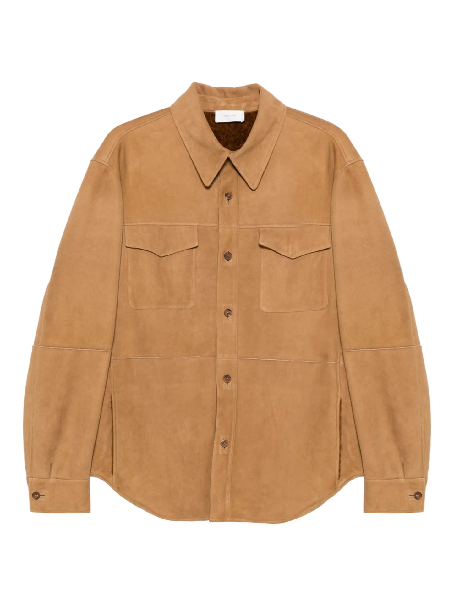 button-down flap-pocket shirt jacket