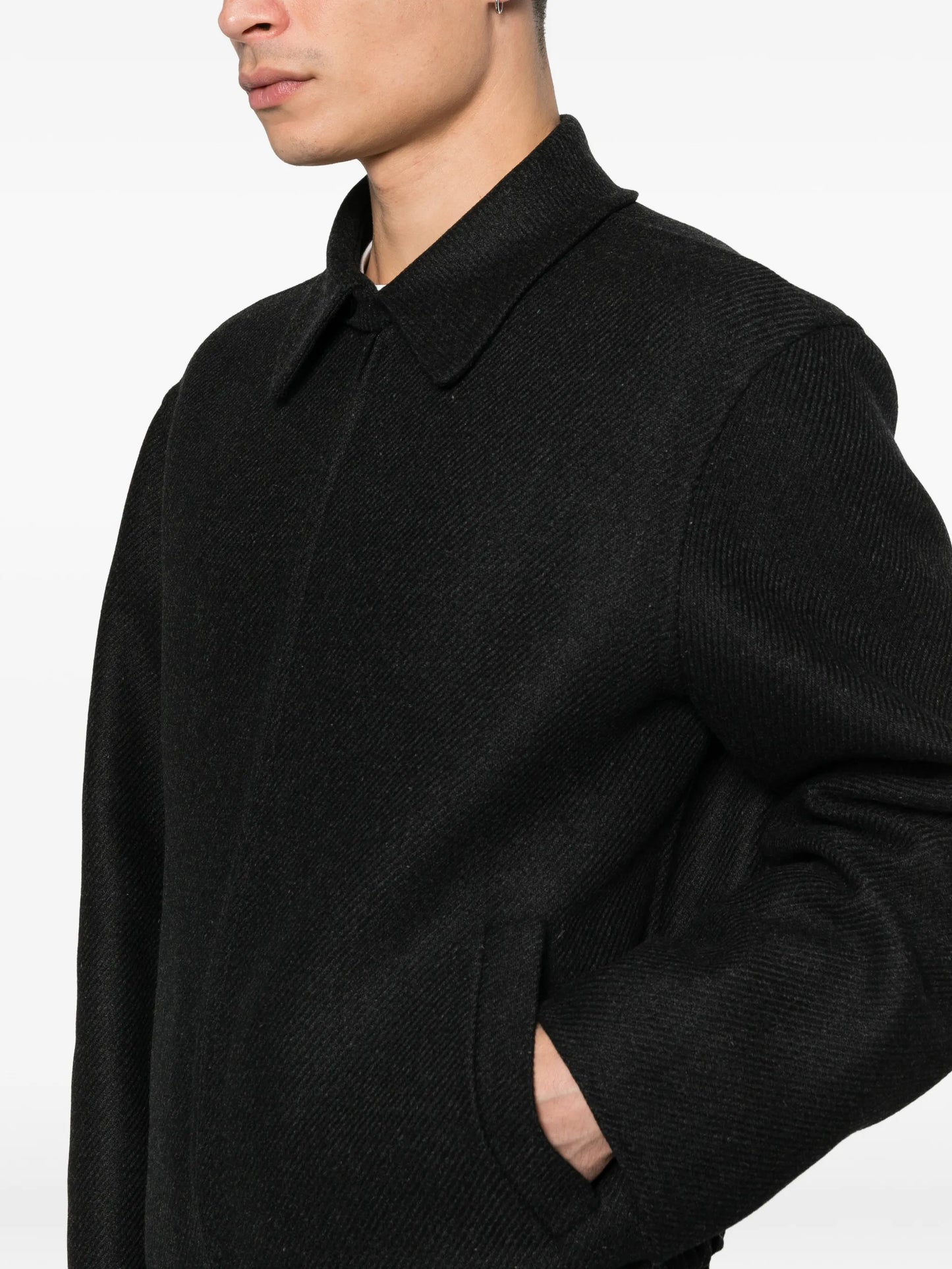 Dantes zip-up shirt jacket