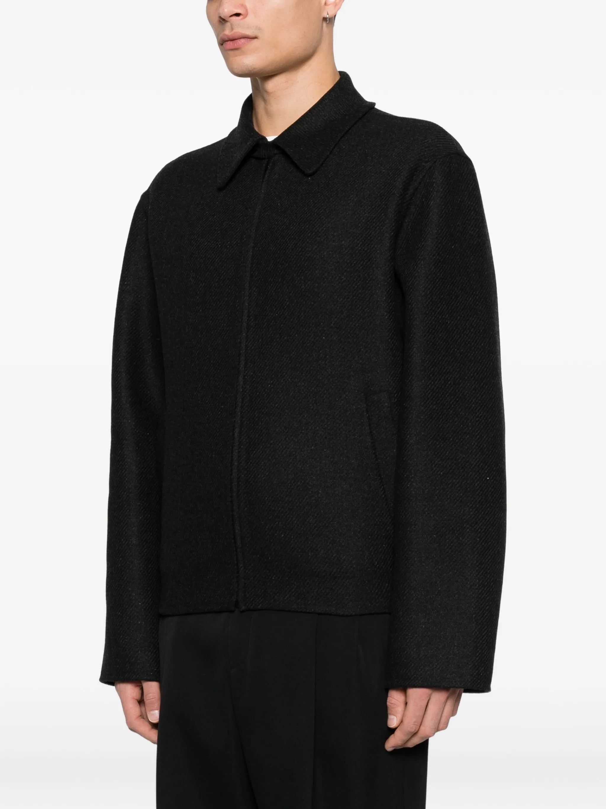 Dantes zip-up shirt jacket
