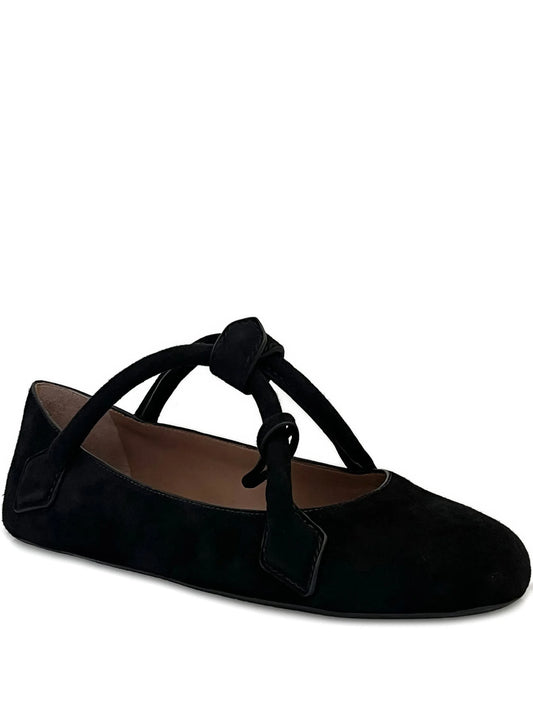 cross-straps ballet flats
