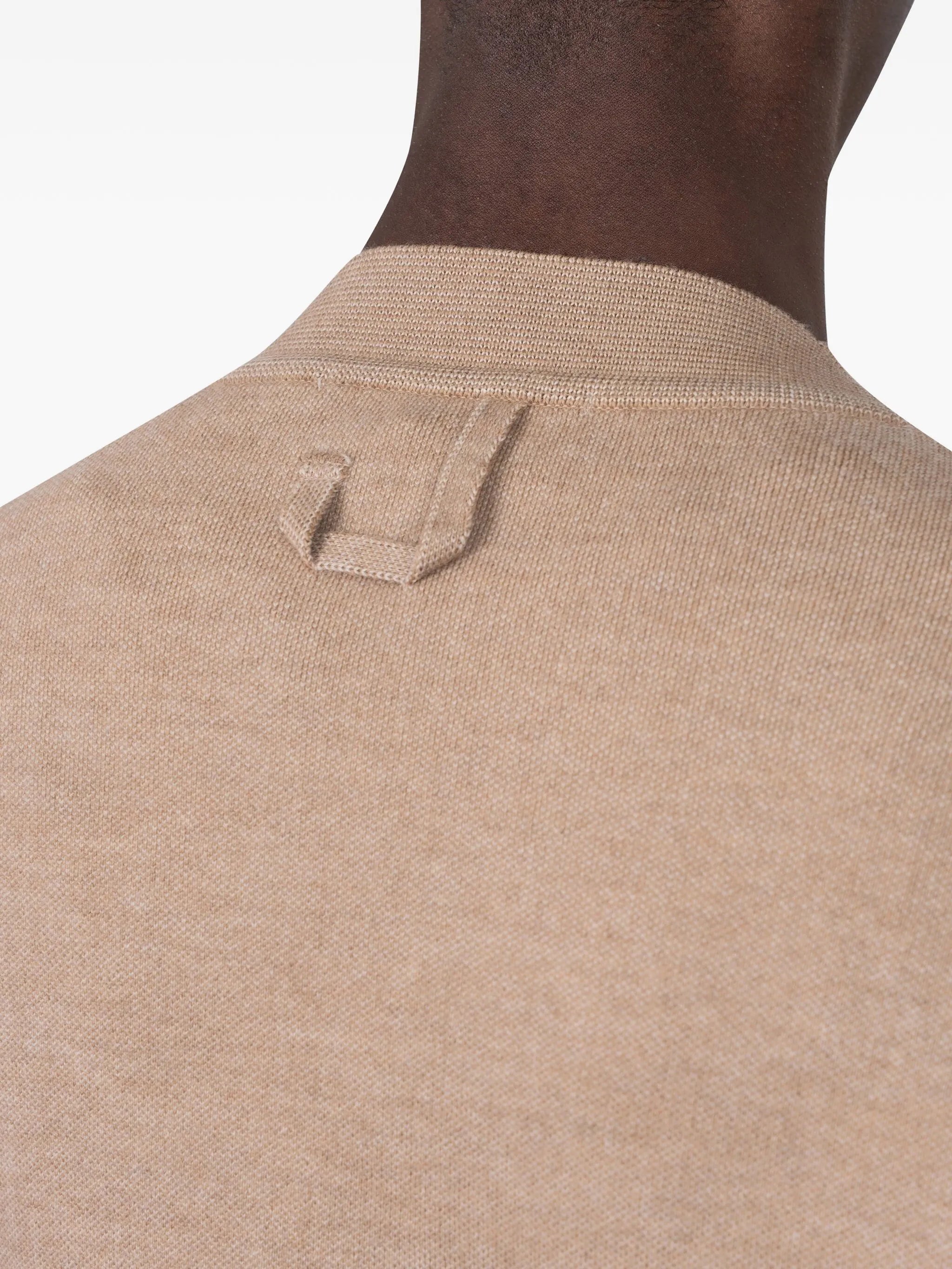 buttoned V-neck cardigan