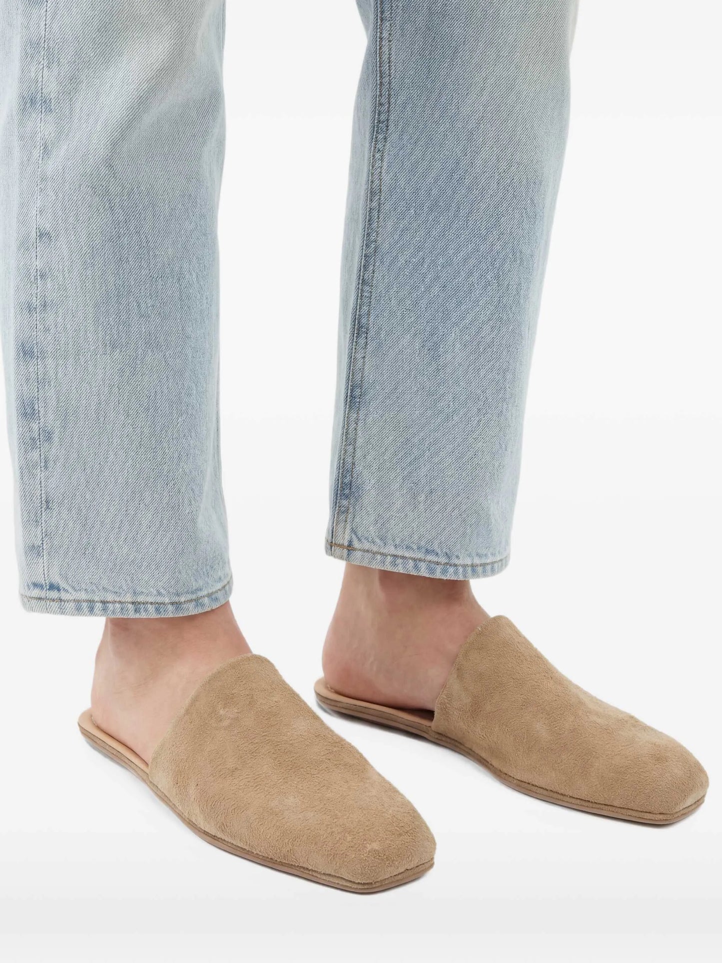 Cigarr suede mules