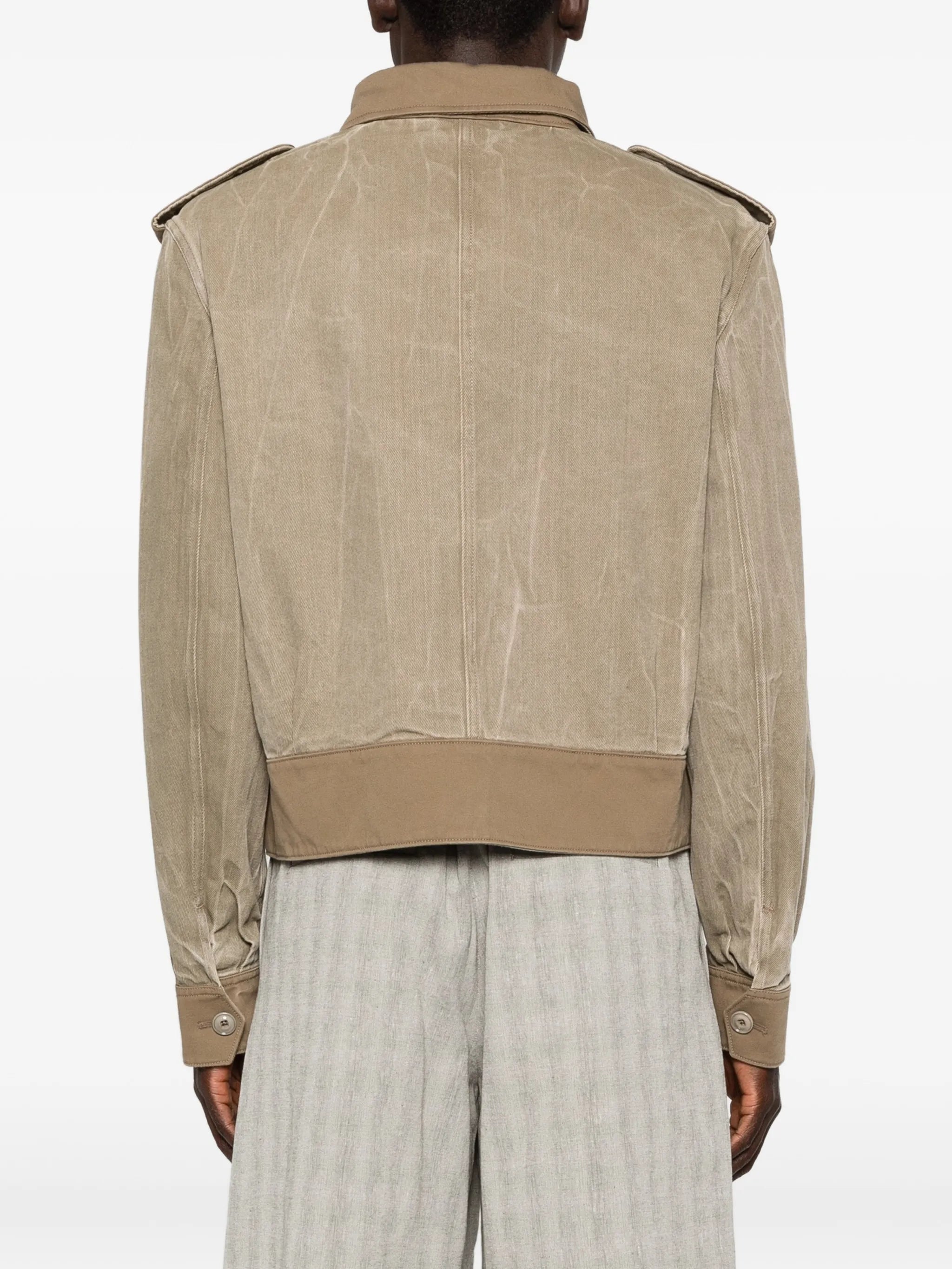 Battle flap-pocket jacket
