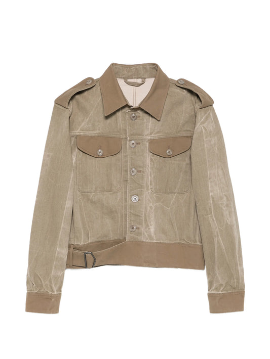 Battle flap-pocket jacket