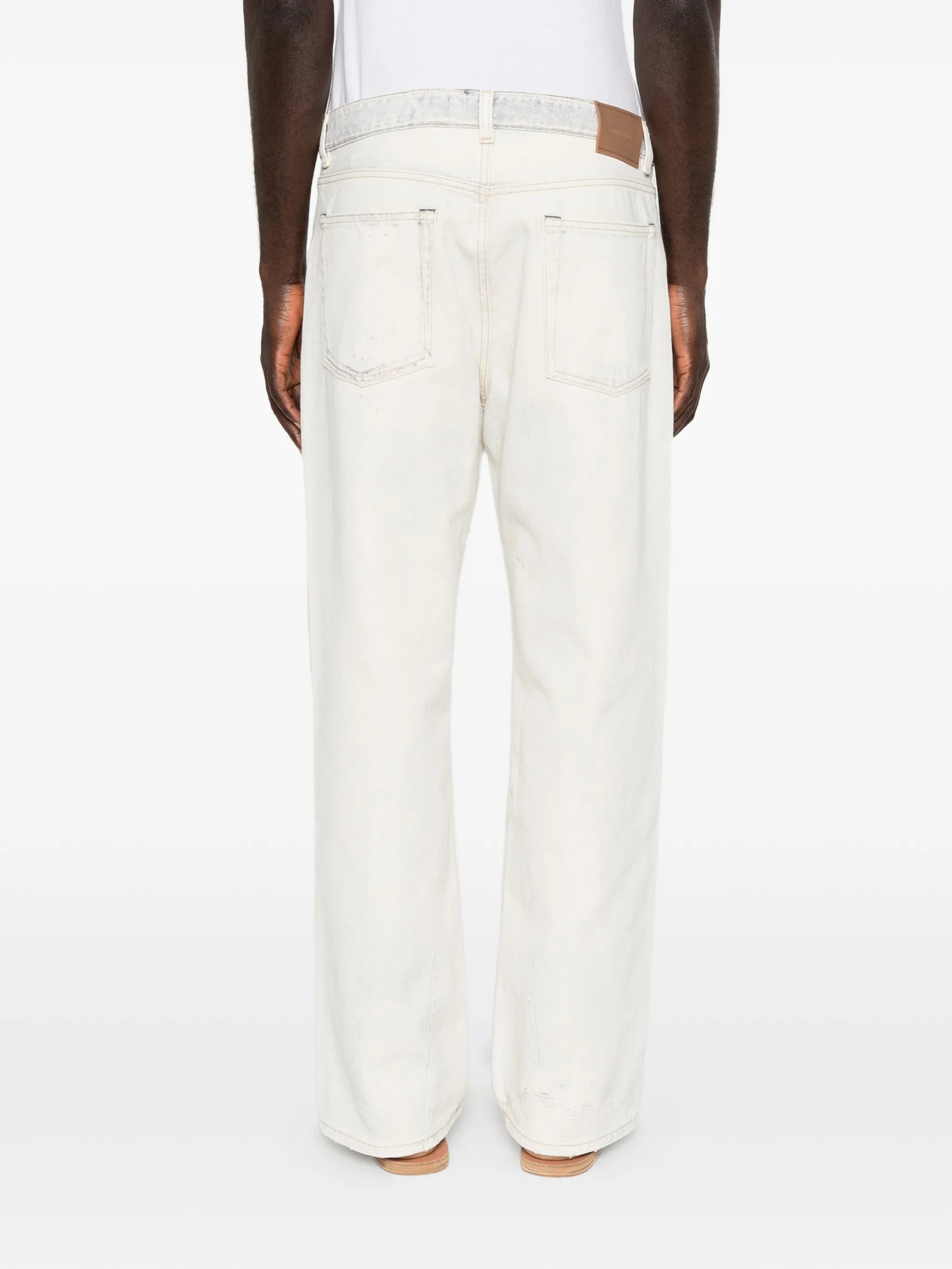 Third Cut belt-loop jeans