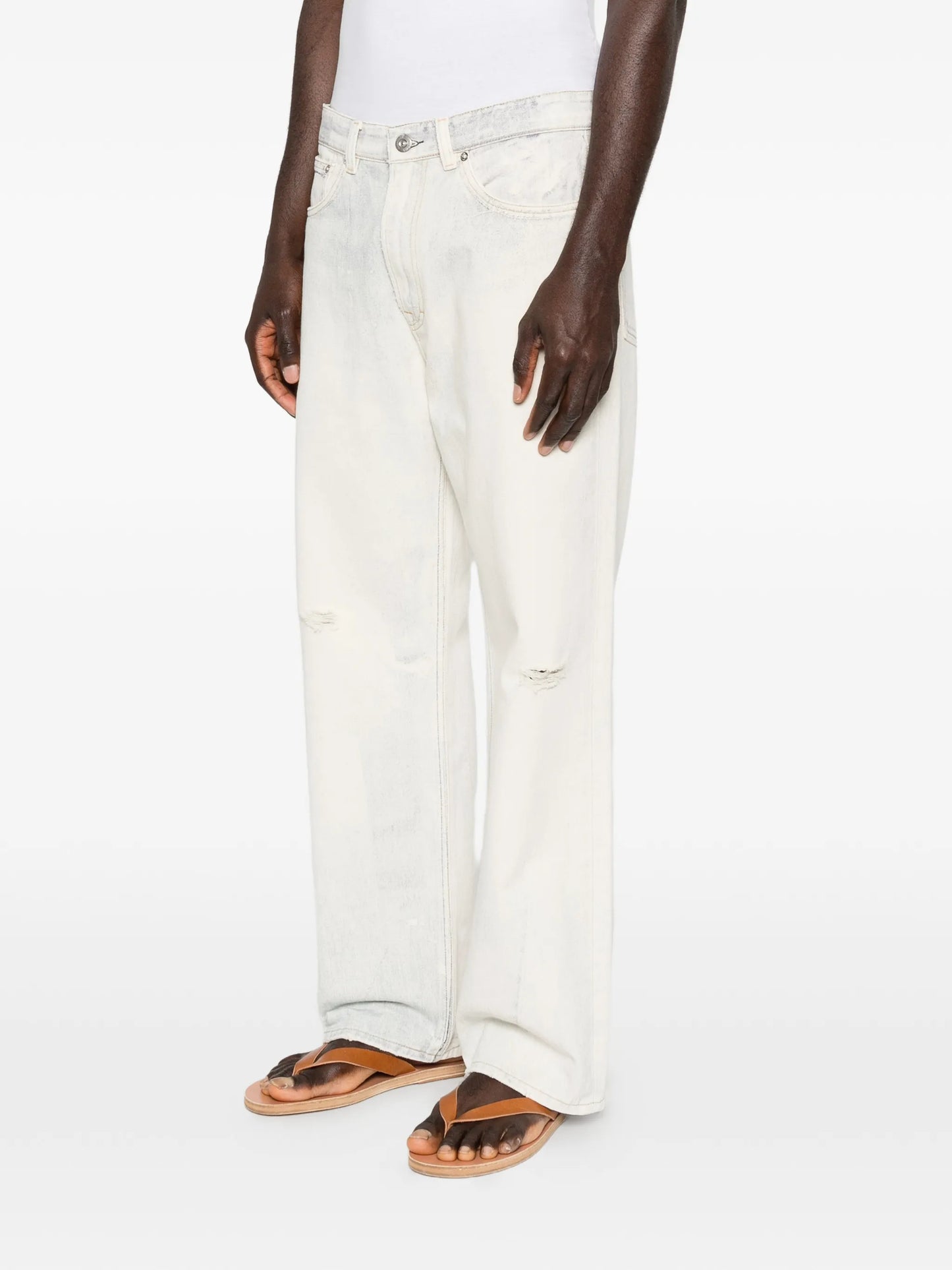 Third Cut belt-loop jeans