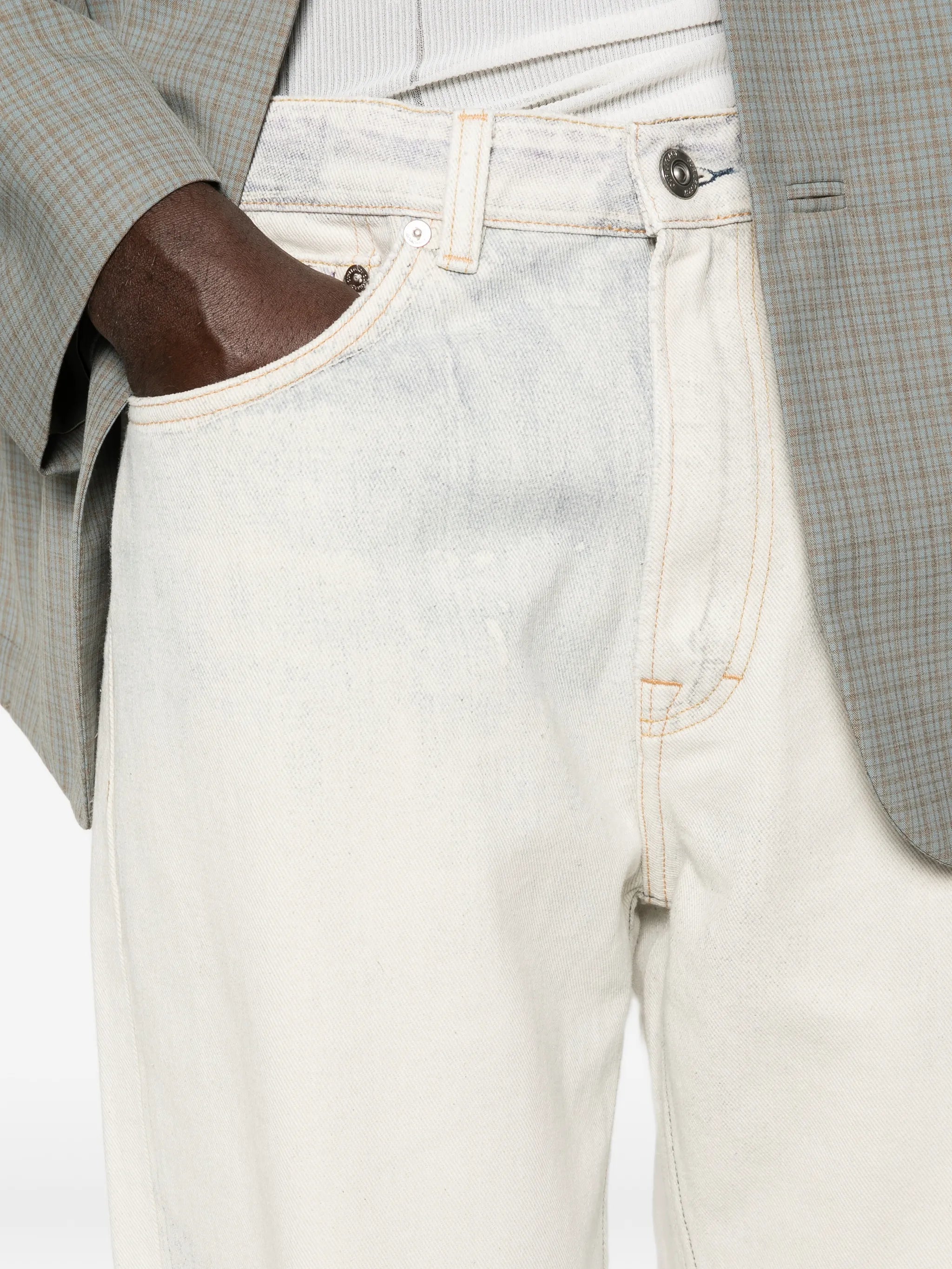 Third Cut belt-loop jeans