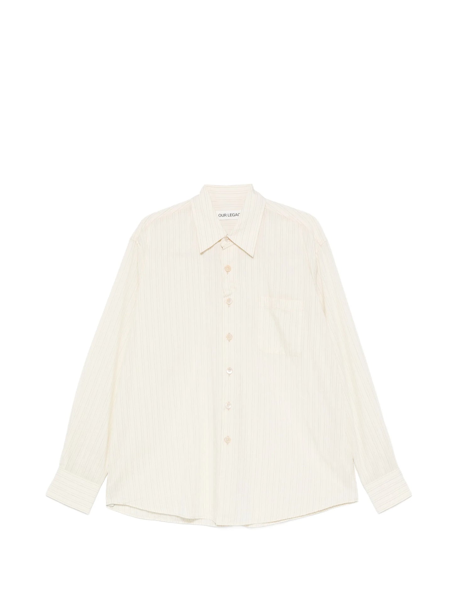 Above pinstriped shirt
