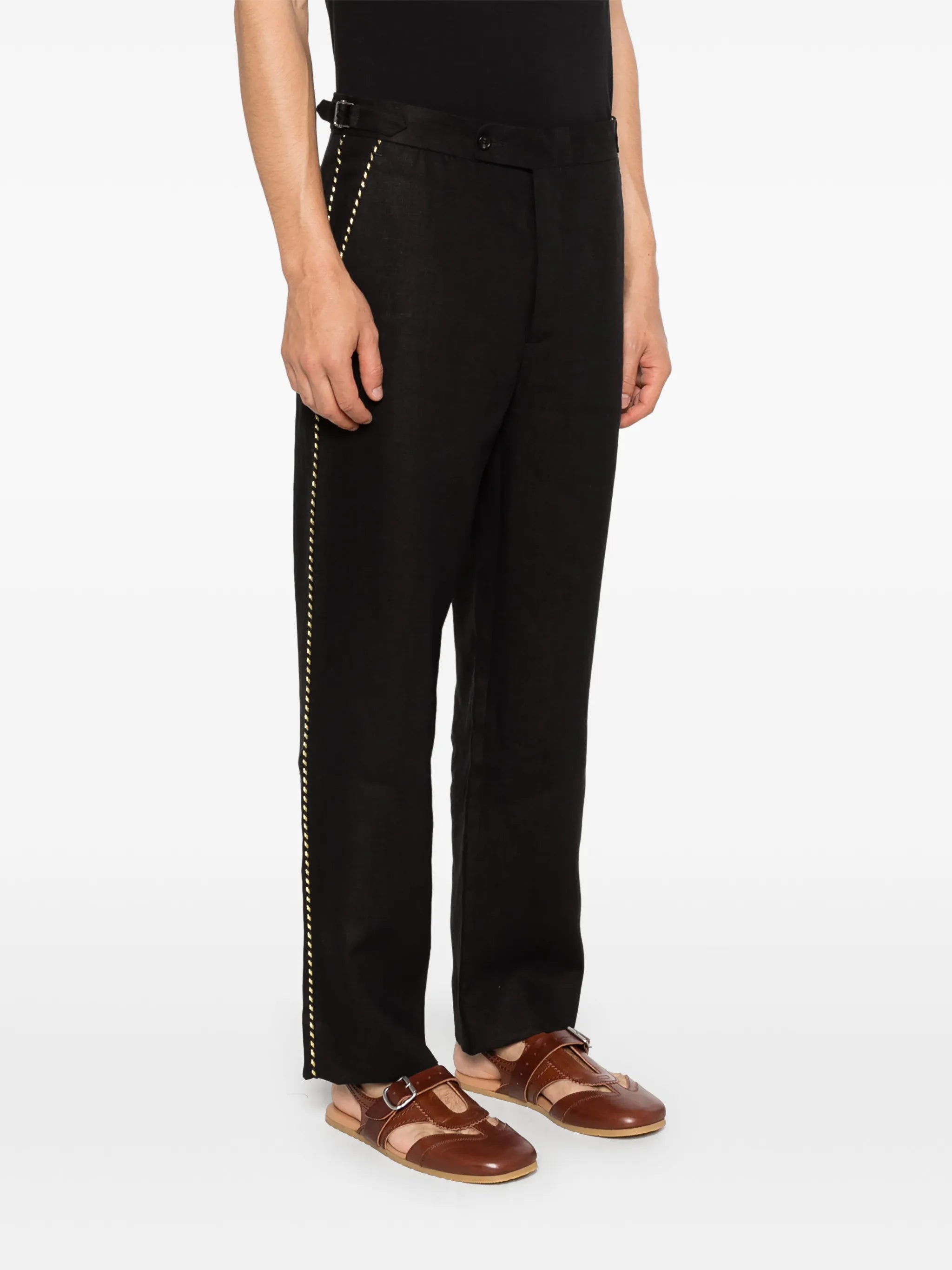 piping trousers