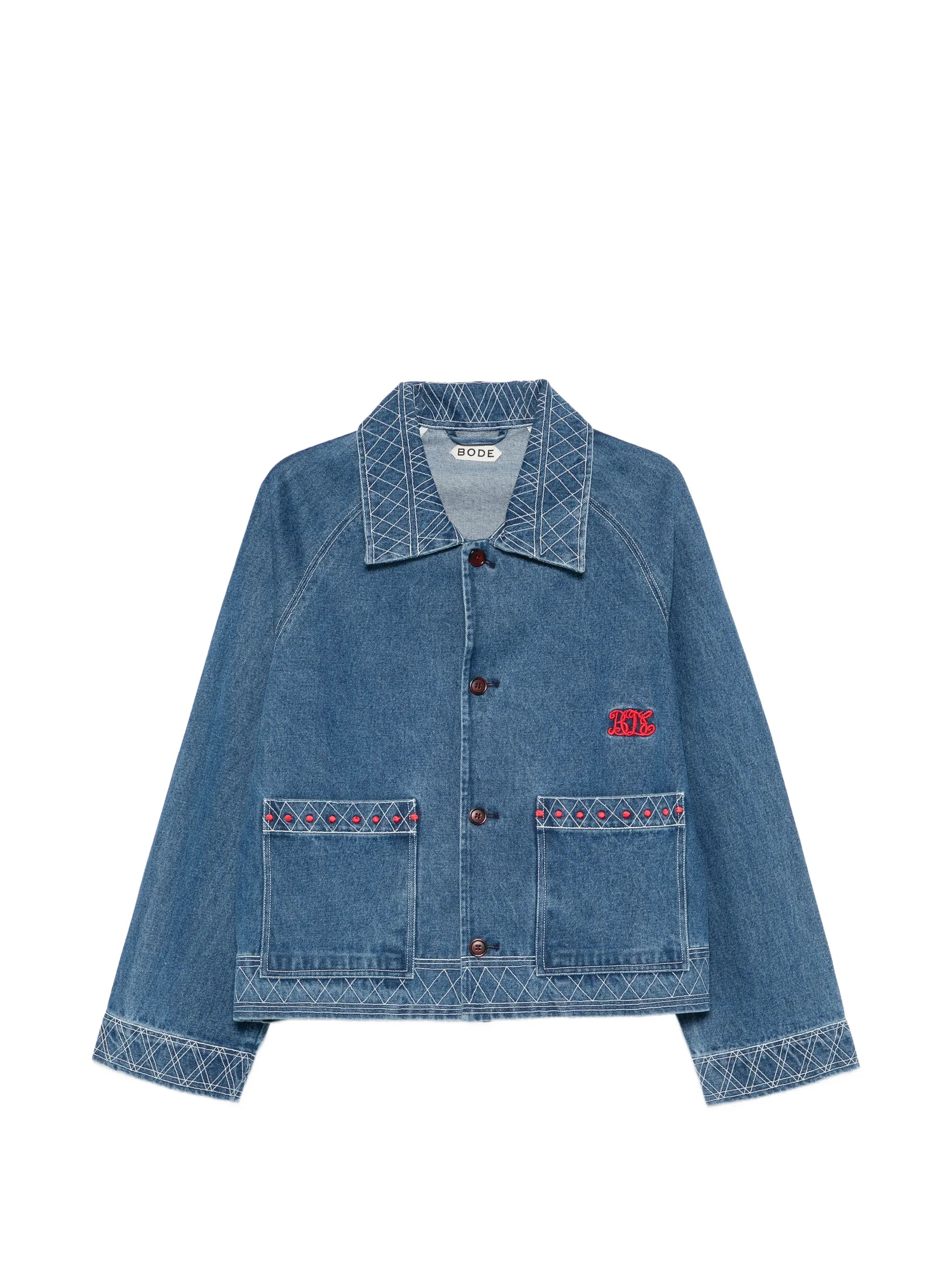 embroidered denim jacket