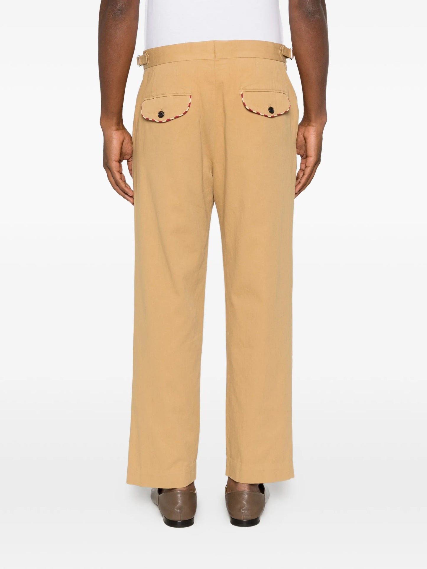 Feather Runner embroidered trousers