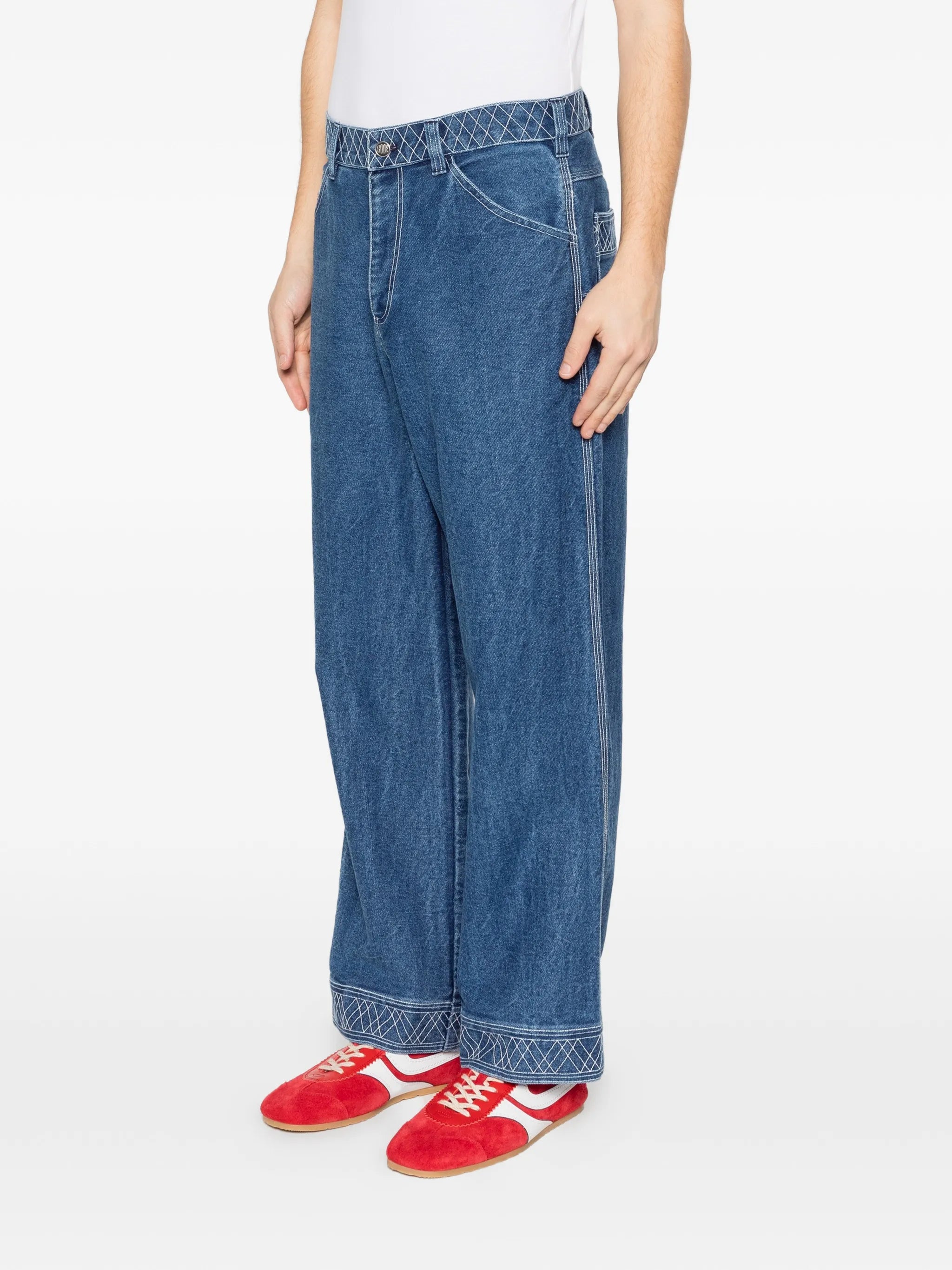 embroidered trousers