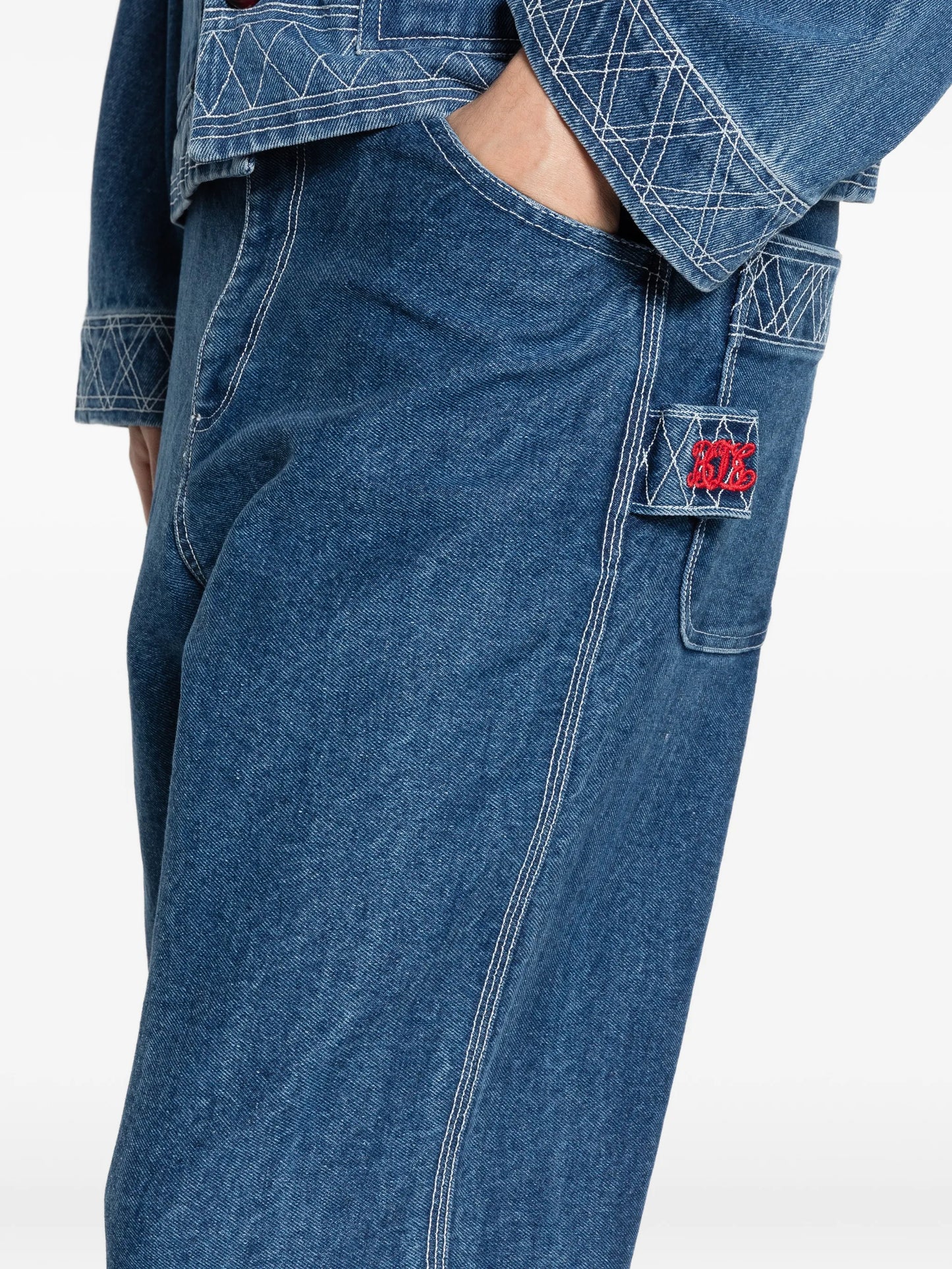 embroidered trousers