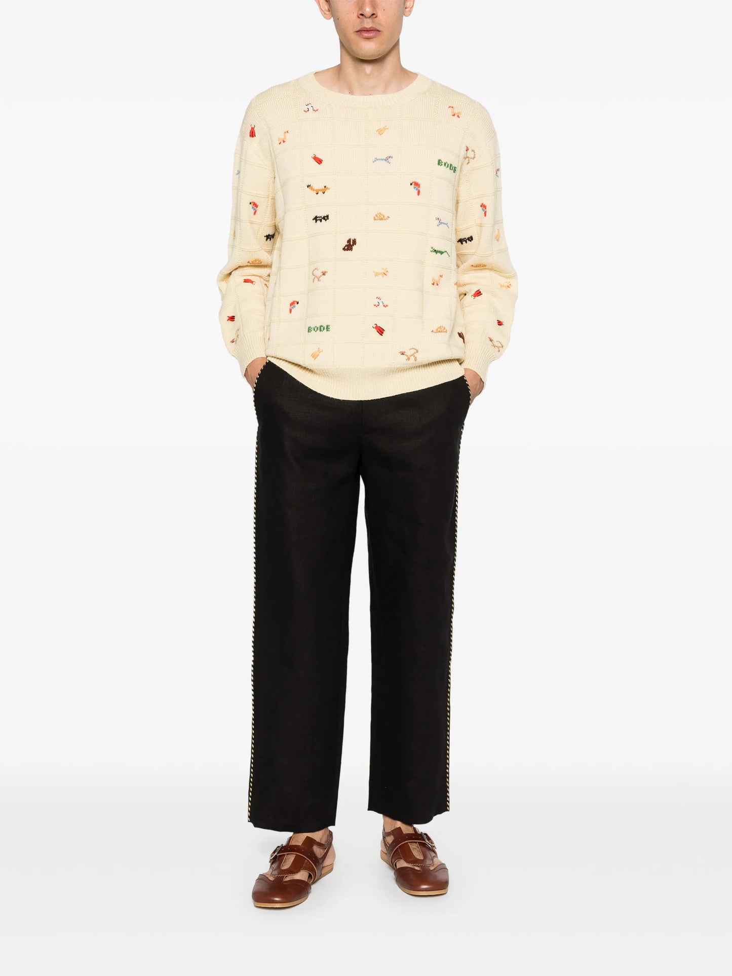 animal-embroidery sweater