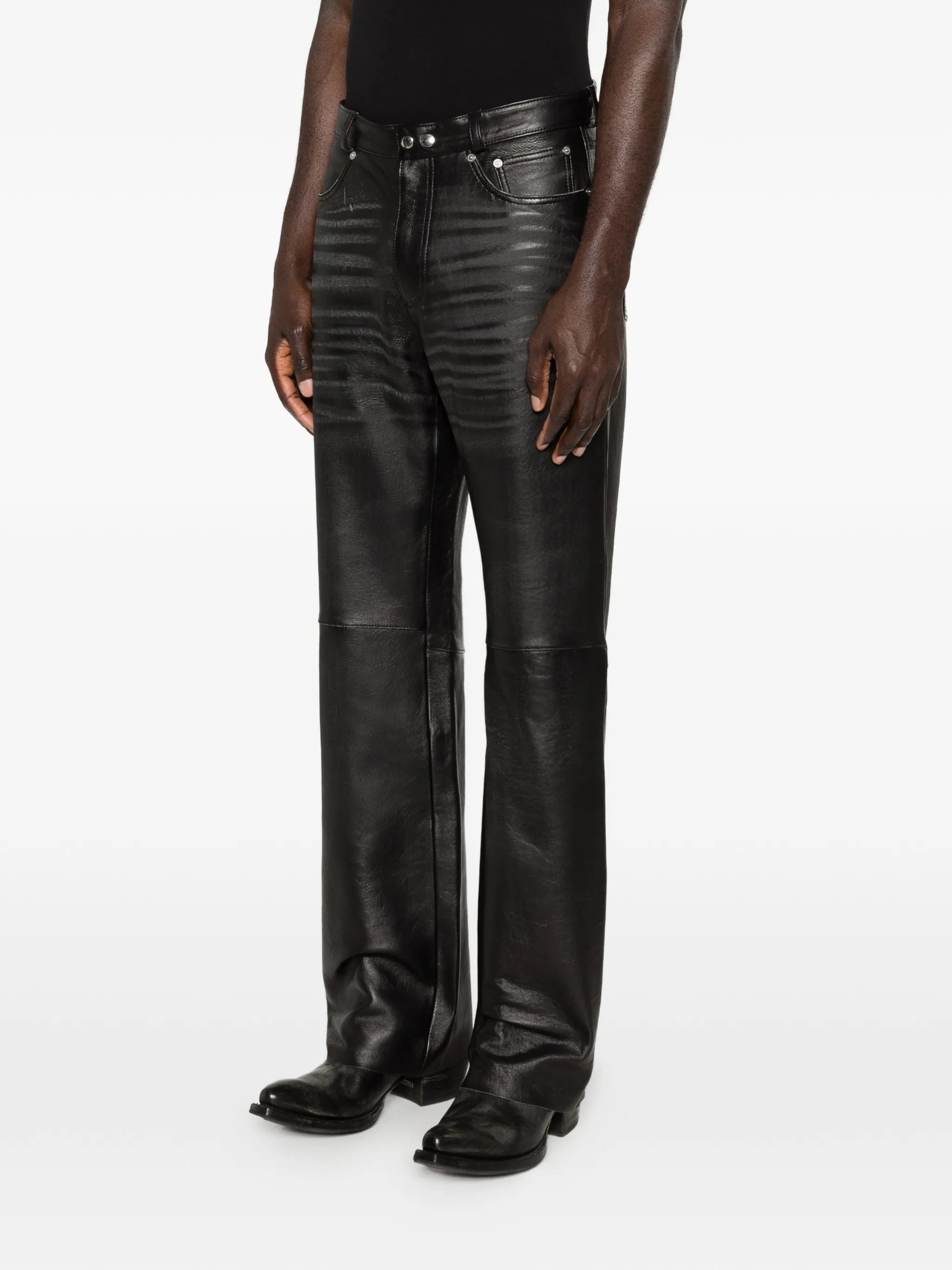 Carlson Cut leather trousers