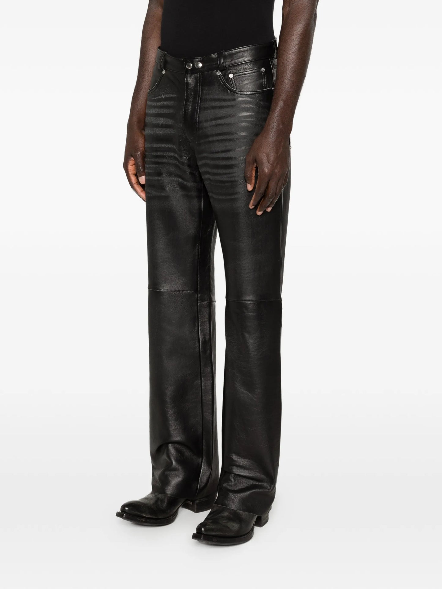 Carlson Cut leather trousers